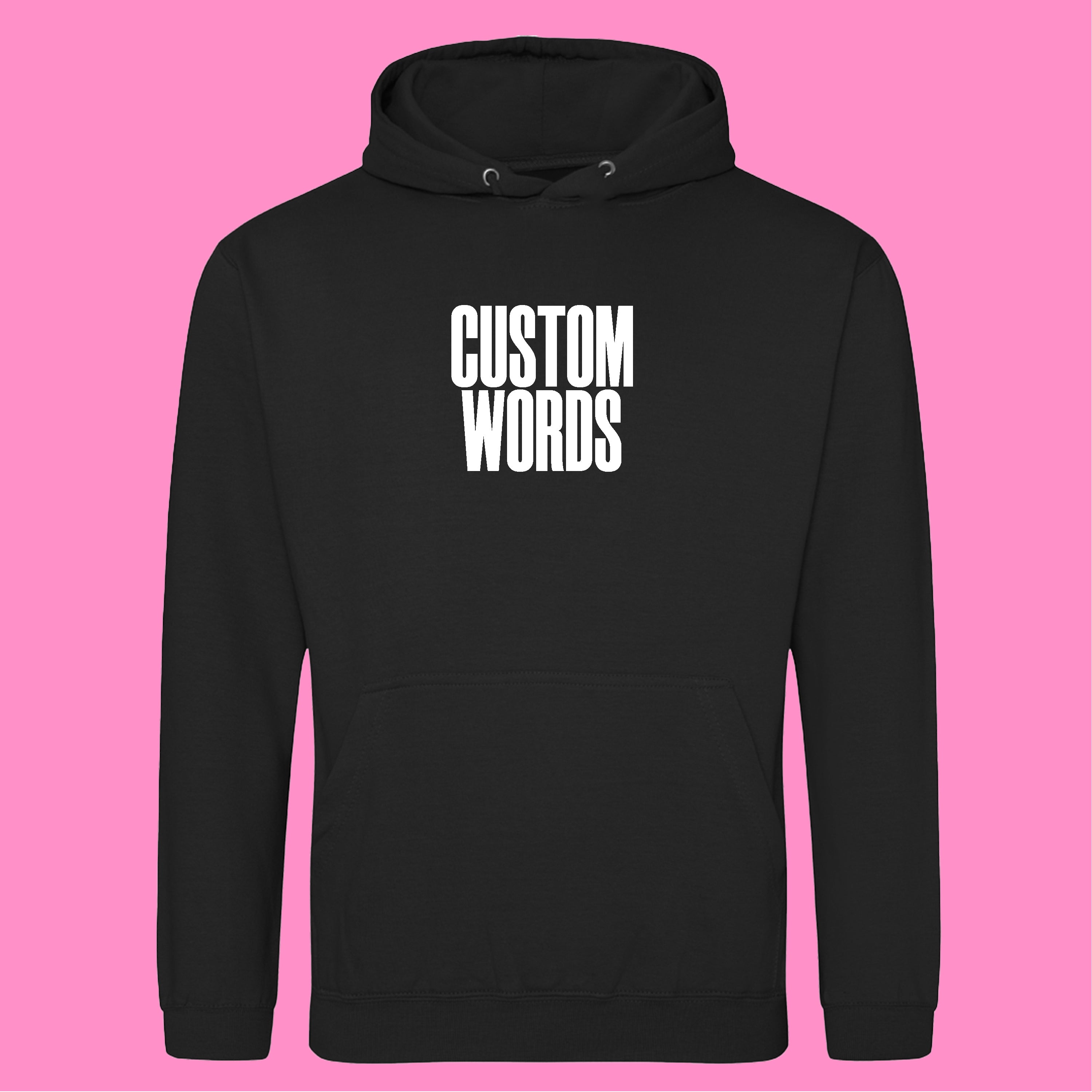 CUSTOM FRONT AND BACK PRINT HOODIE
