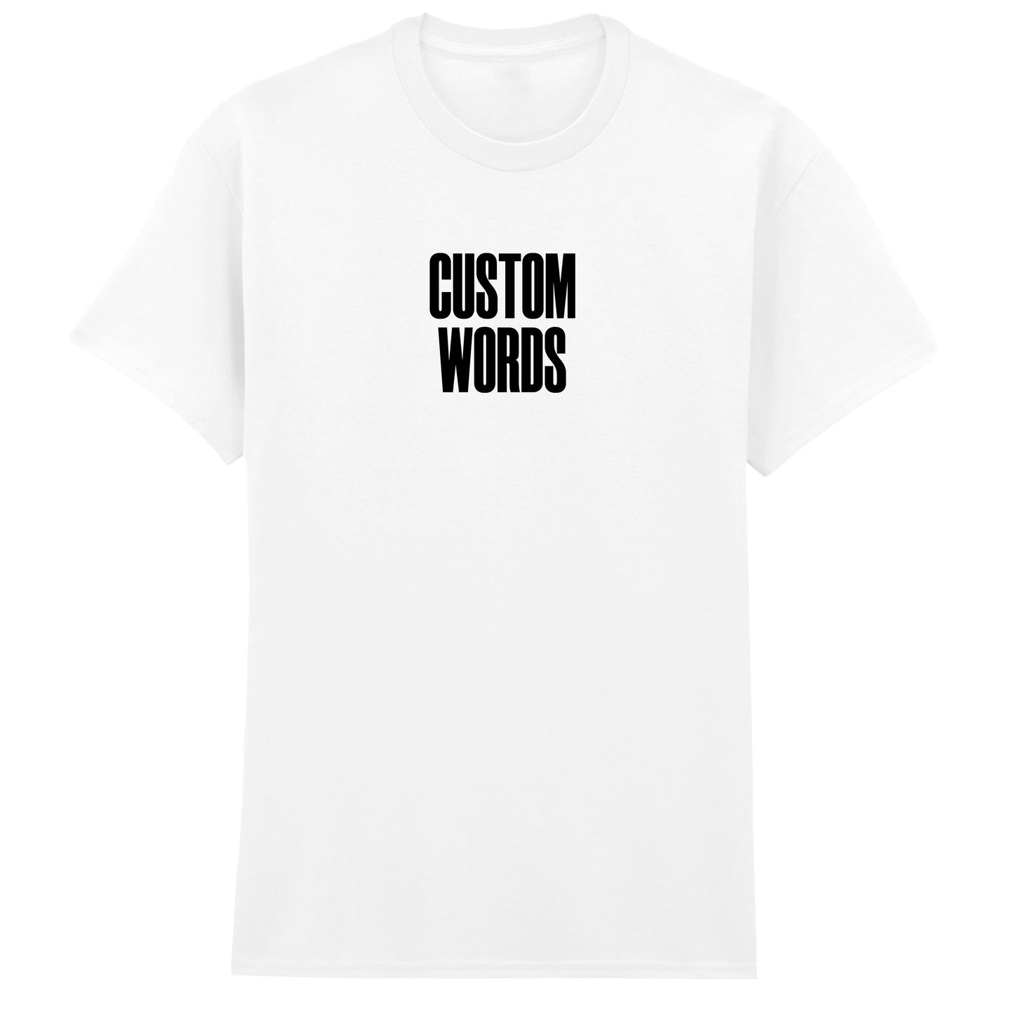 CUSTOM FRONT AND BACK PRINT T-SHIRT