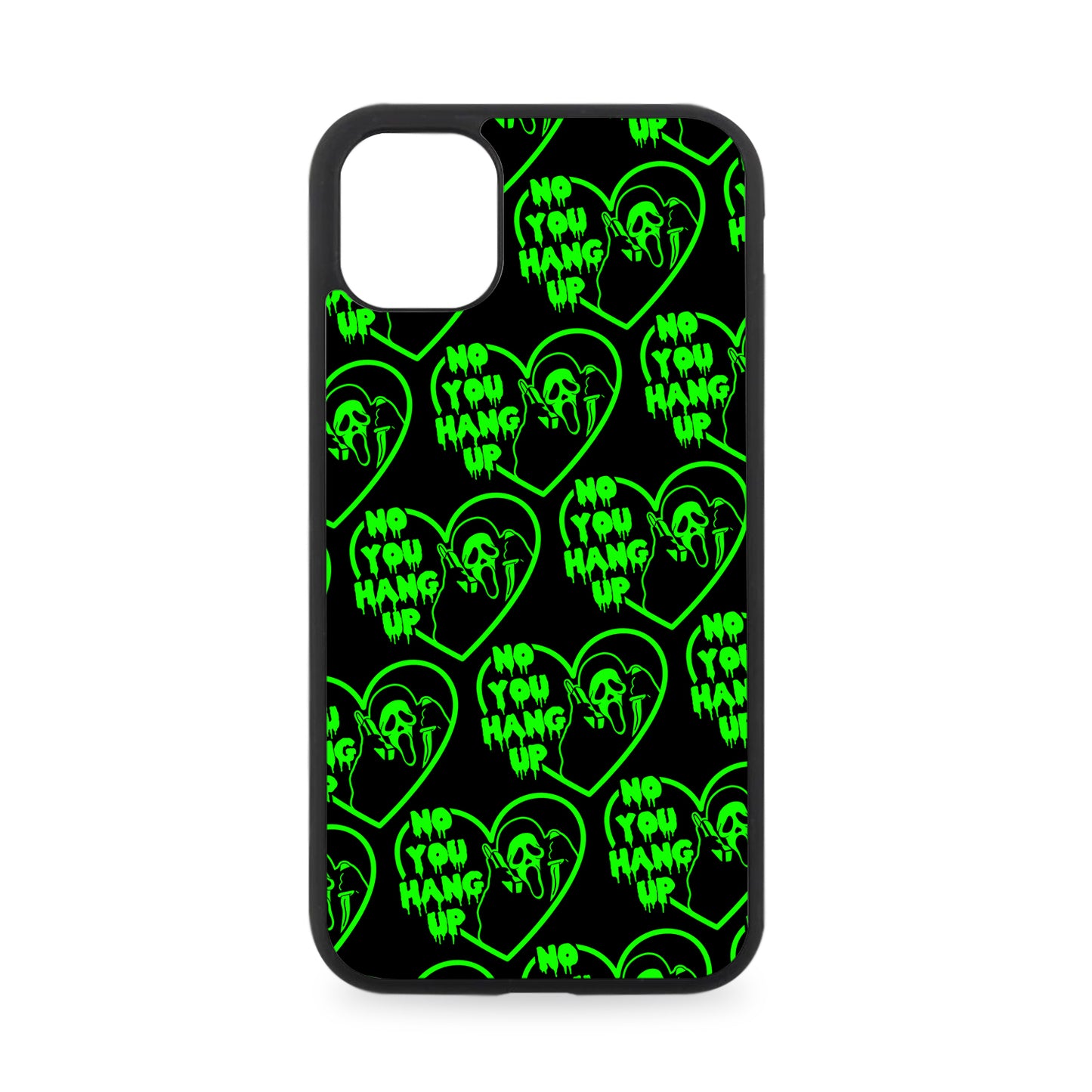 NO YOU HANG UP HEART RUBBER PHONE CASE