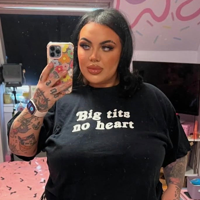 BIG TITS NO HEART T-SHIRT