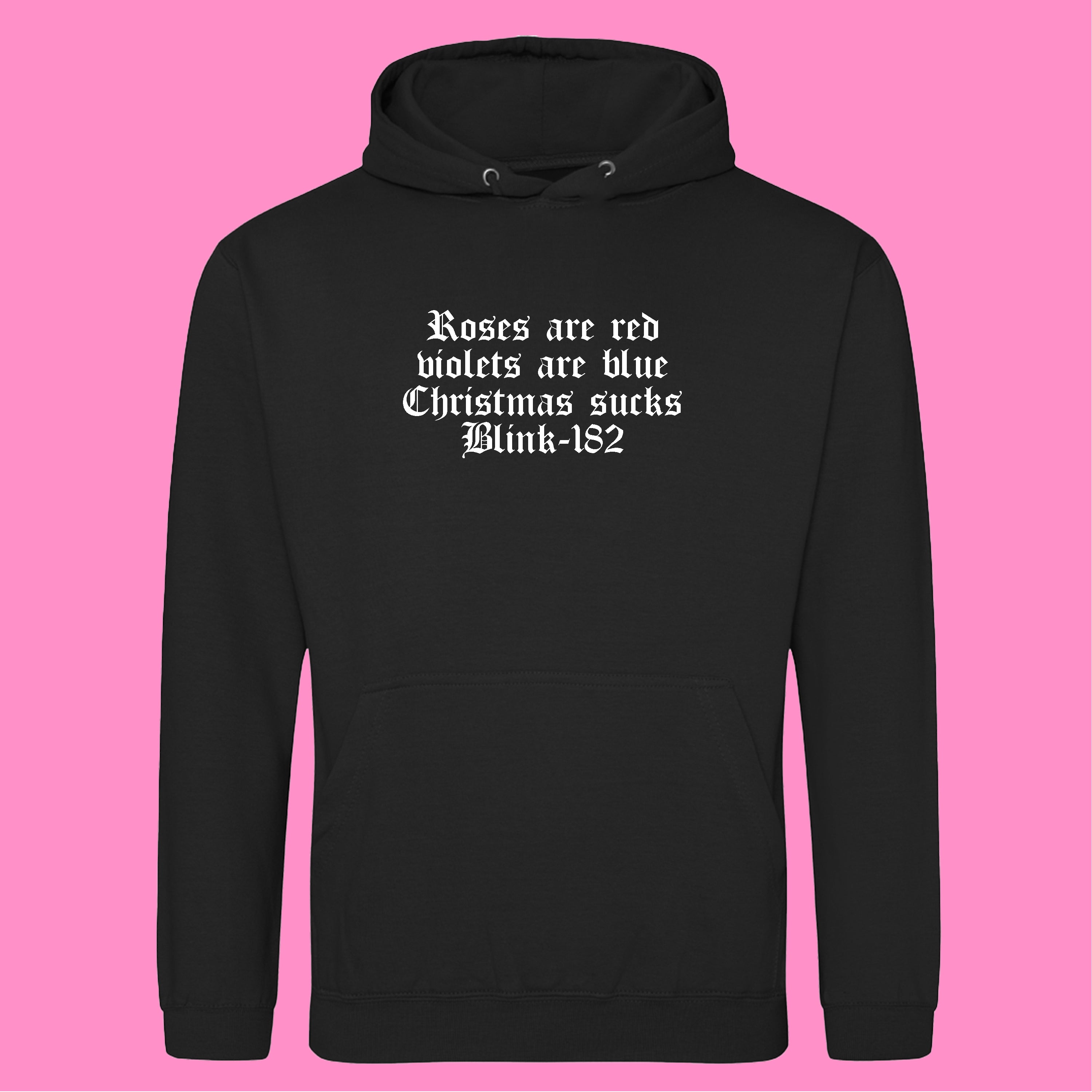 CHRISTMAS SUCKS BLINK 182 HOODIE