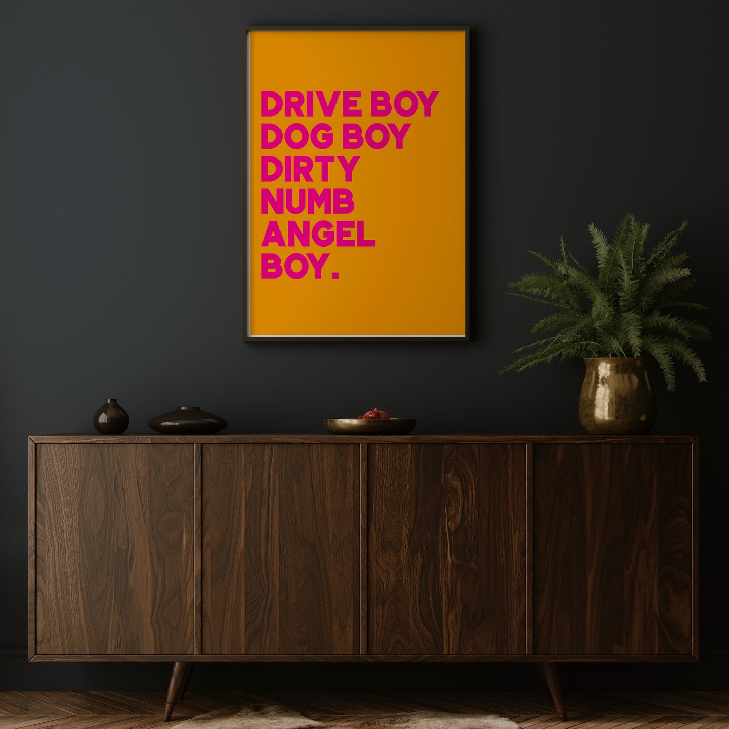 BORN SLIPPY PRINT