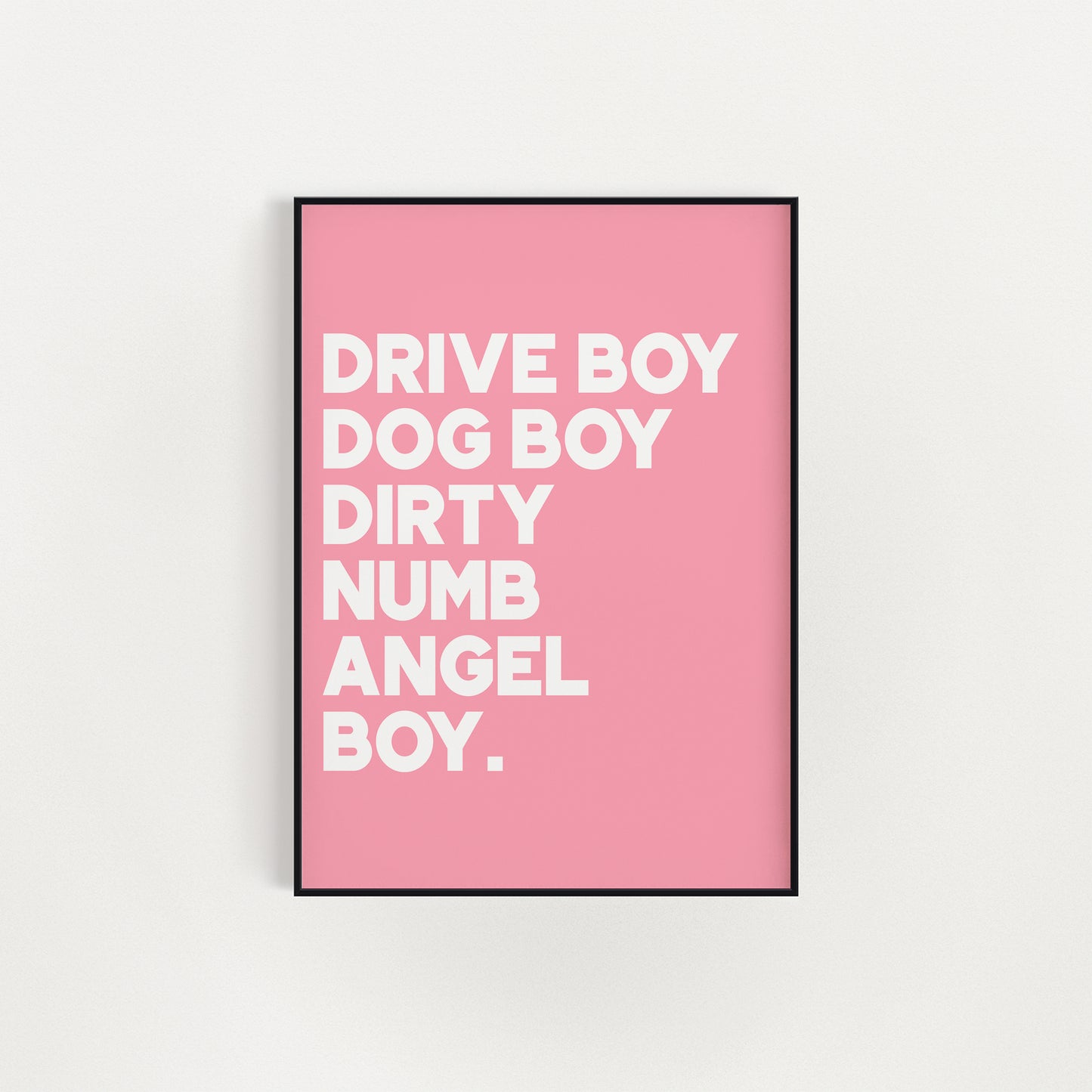 BORN SLIPPY PRINT