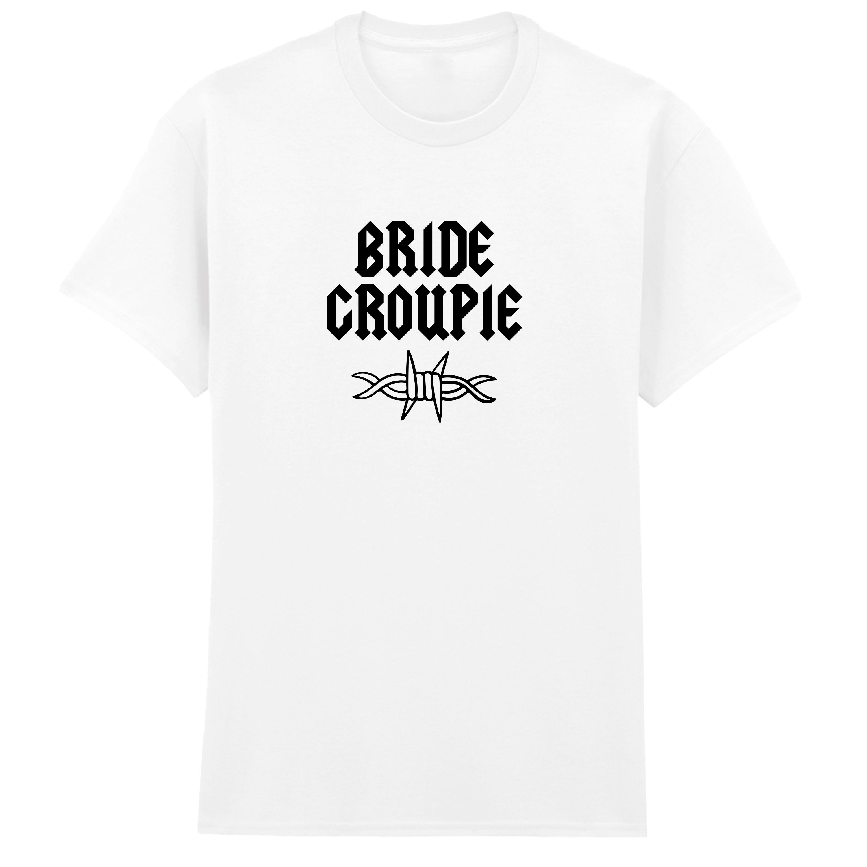 BRIDE GROUPIE BARBED WIRE T-SHIRT