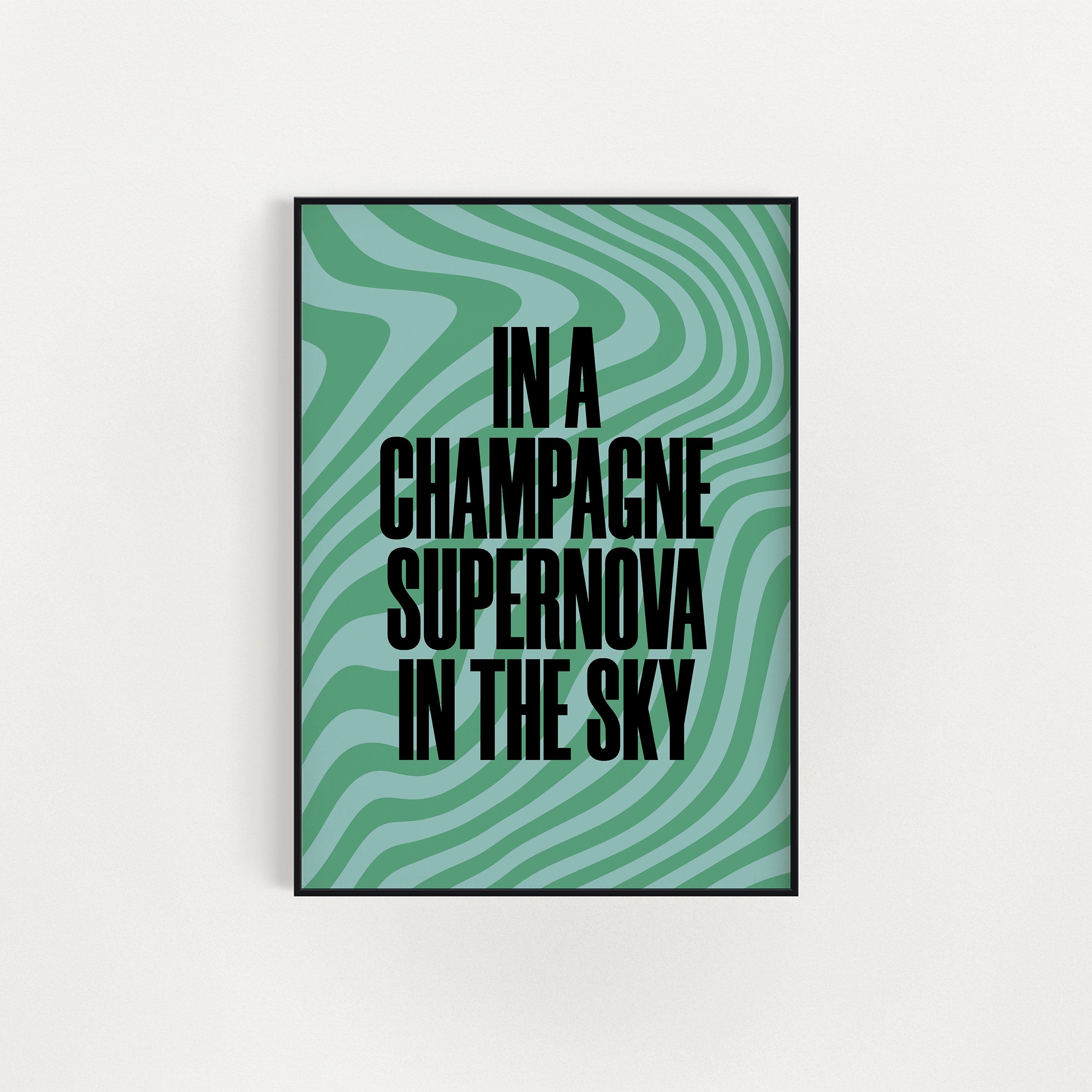 CHAMPAGNE SUPERNOVA PRINT
