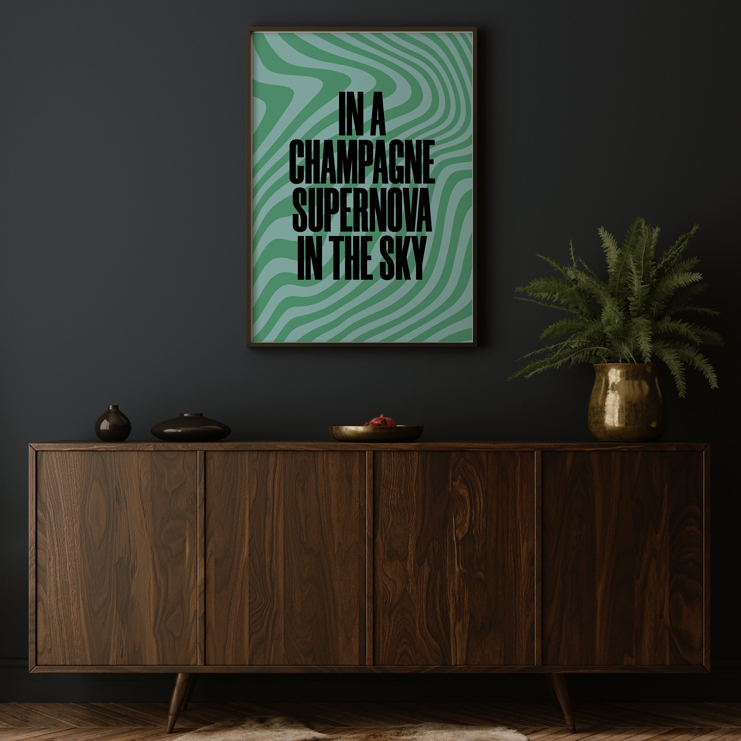 CHAMPAGNE SUPERNOVA PRINT