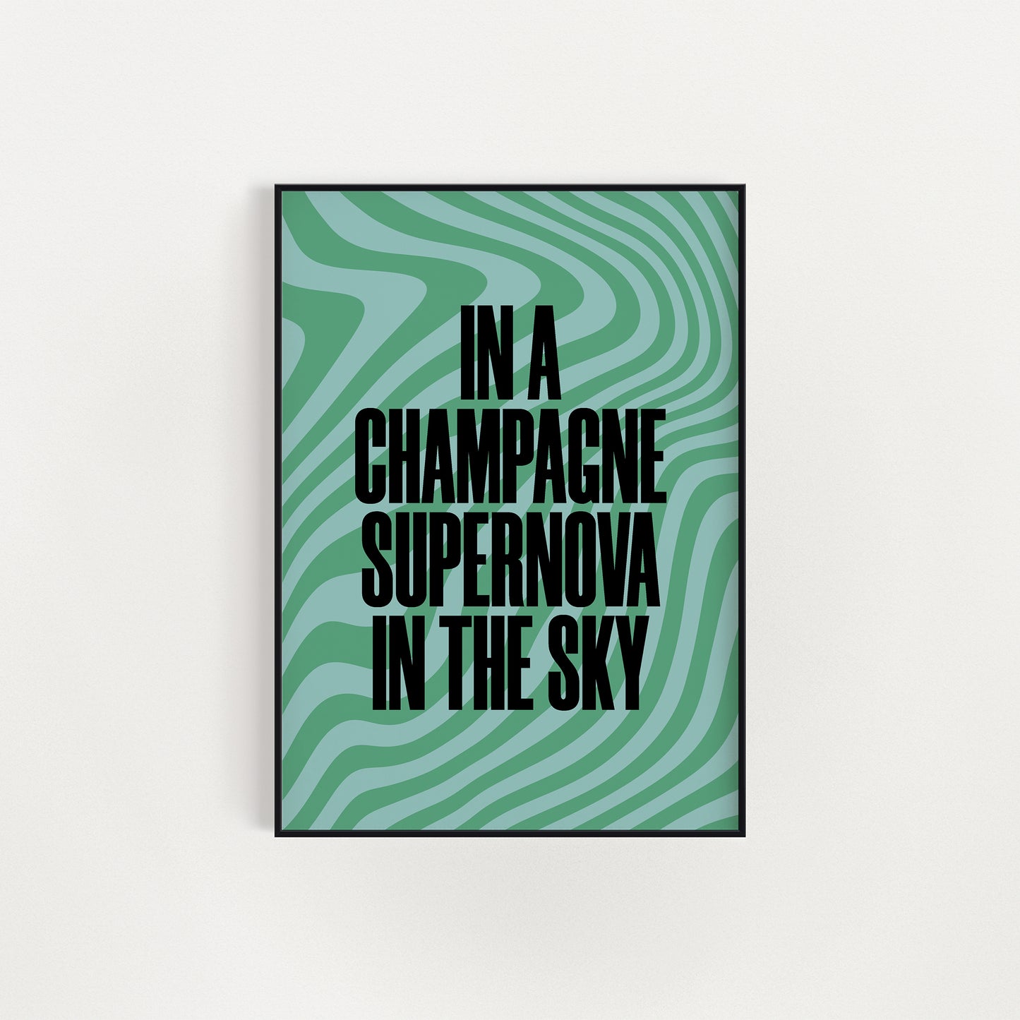 CHAMPAGNE SUPERNOVA PRINT