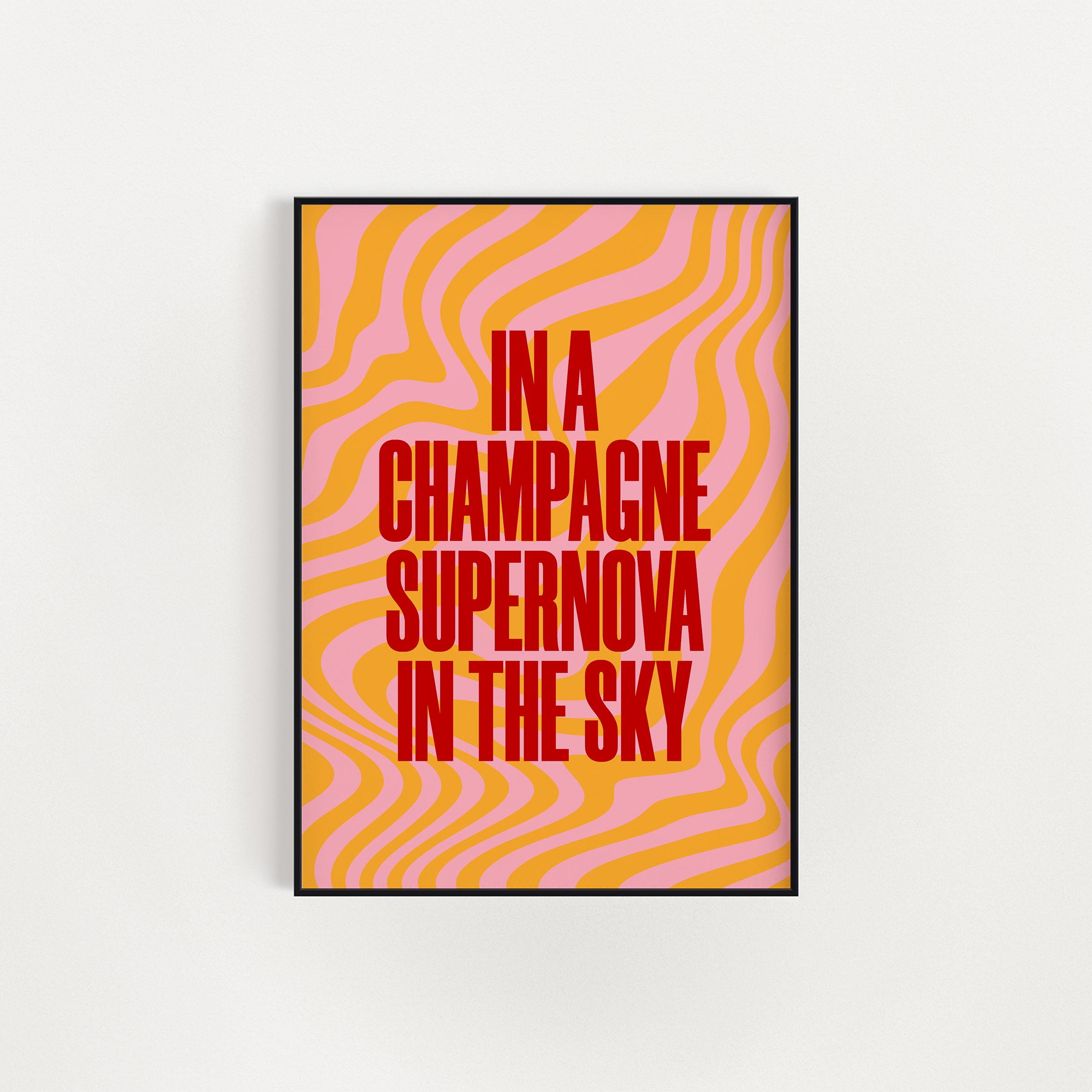CHAMPAGNE SUPERNOVA PRINT