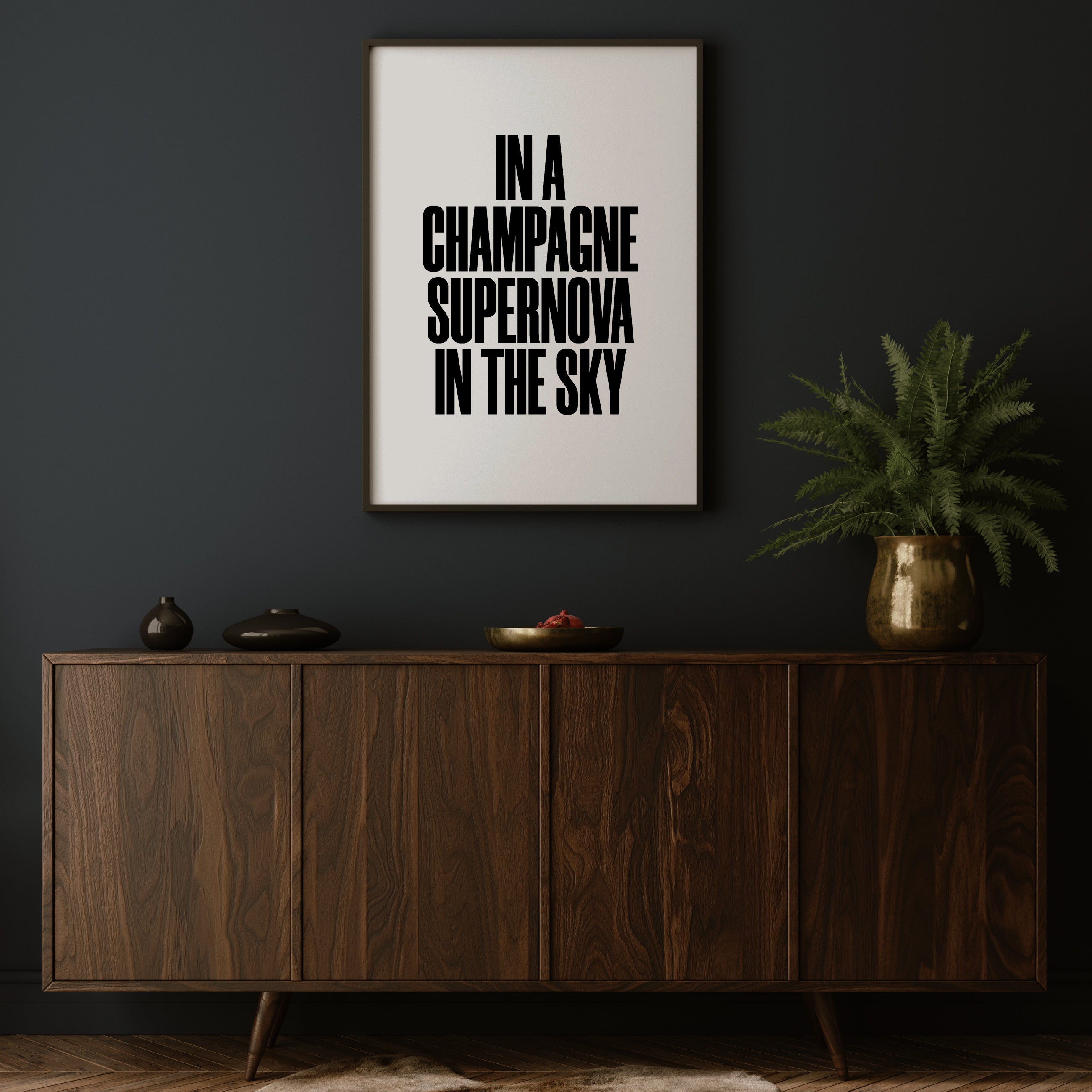 CHAMPAGNE SUPERNOVA PRINT