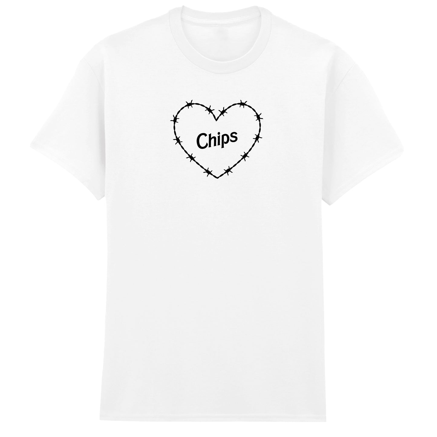 CHIPS BARBED HEART T-SHIRT