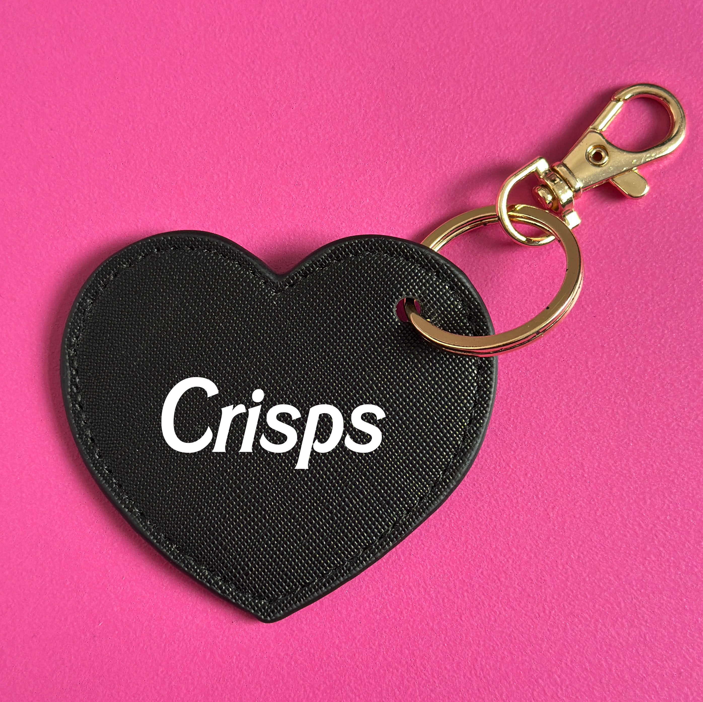 CRISPS HEART KEYRING