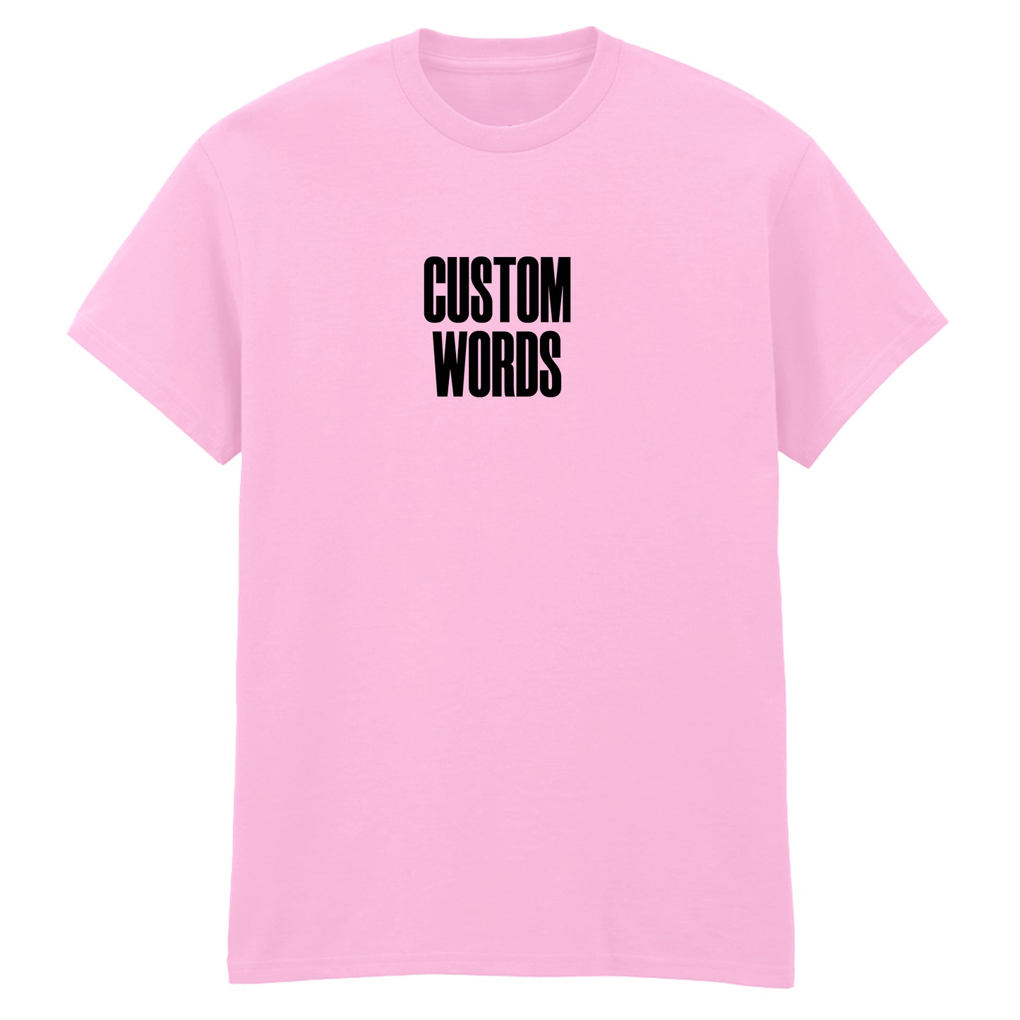 CUSTOM FRONT AND BACK PRINT T-SHIRT