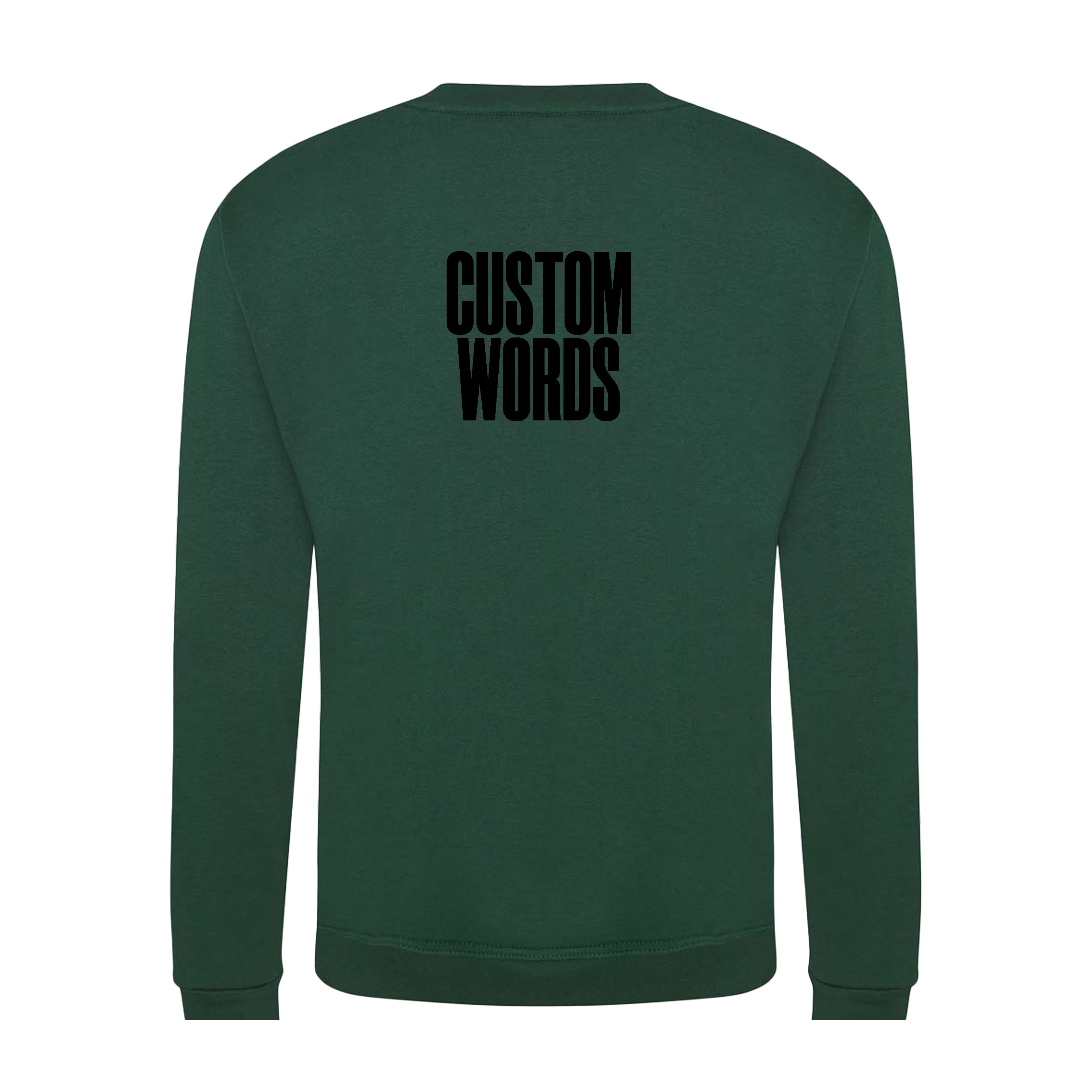 CUSTOM FRONT AND BACK PRINT SWEATSHIRT