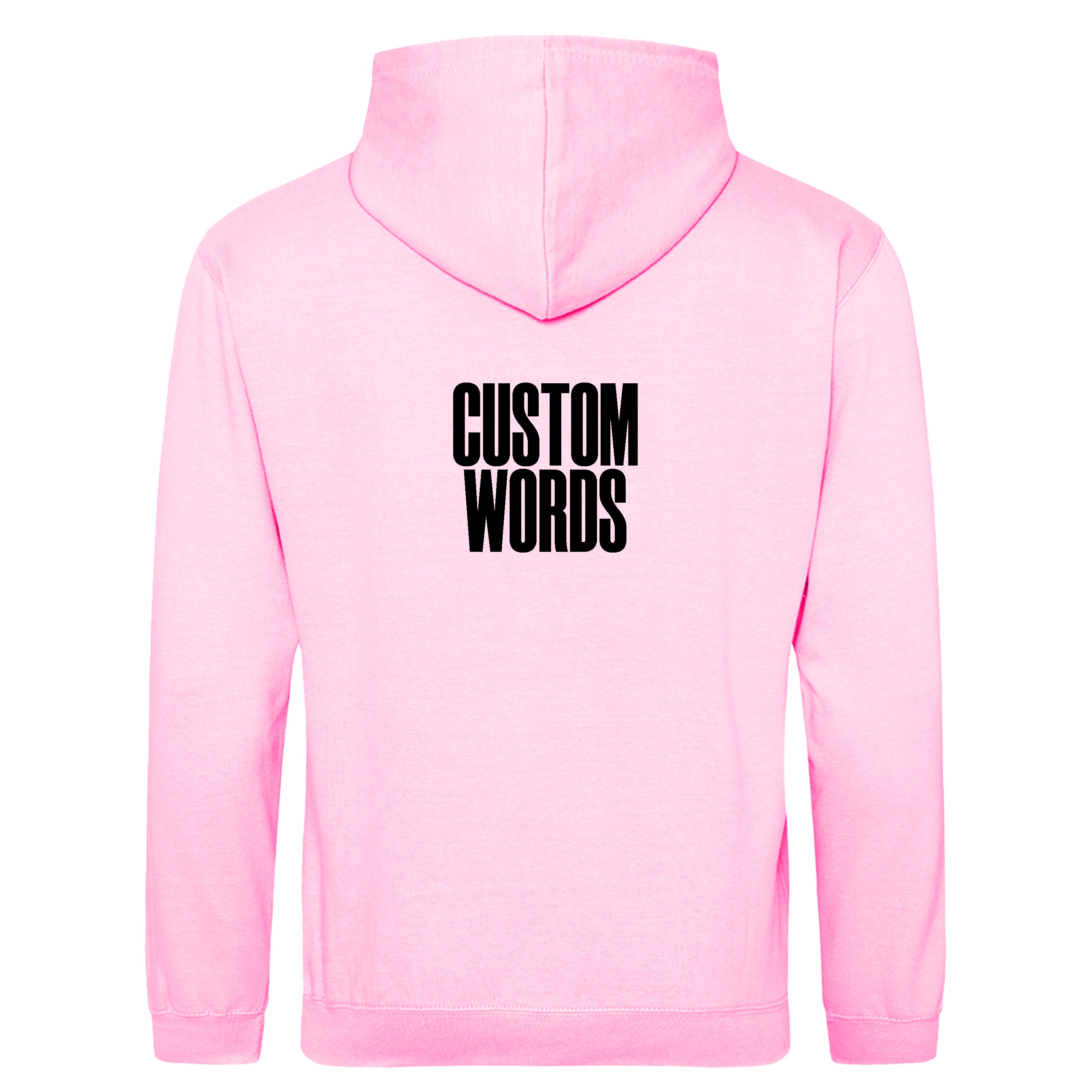 CUSTOM FRONT AND BACK PRINT HOODIE