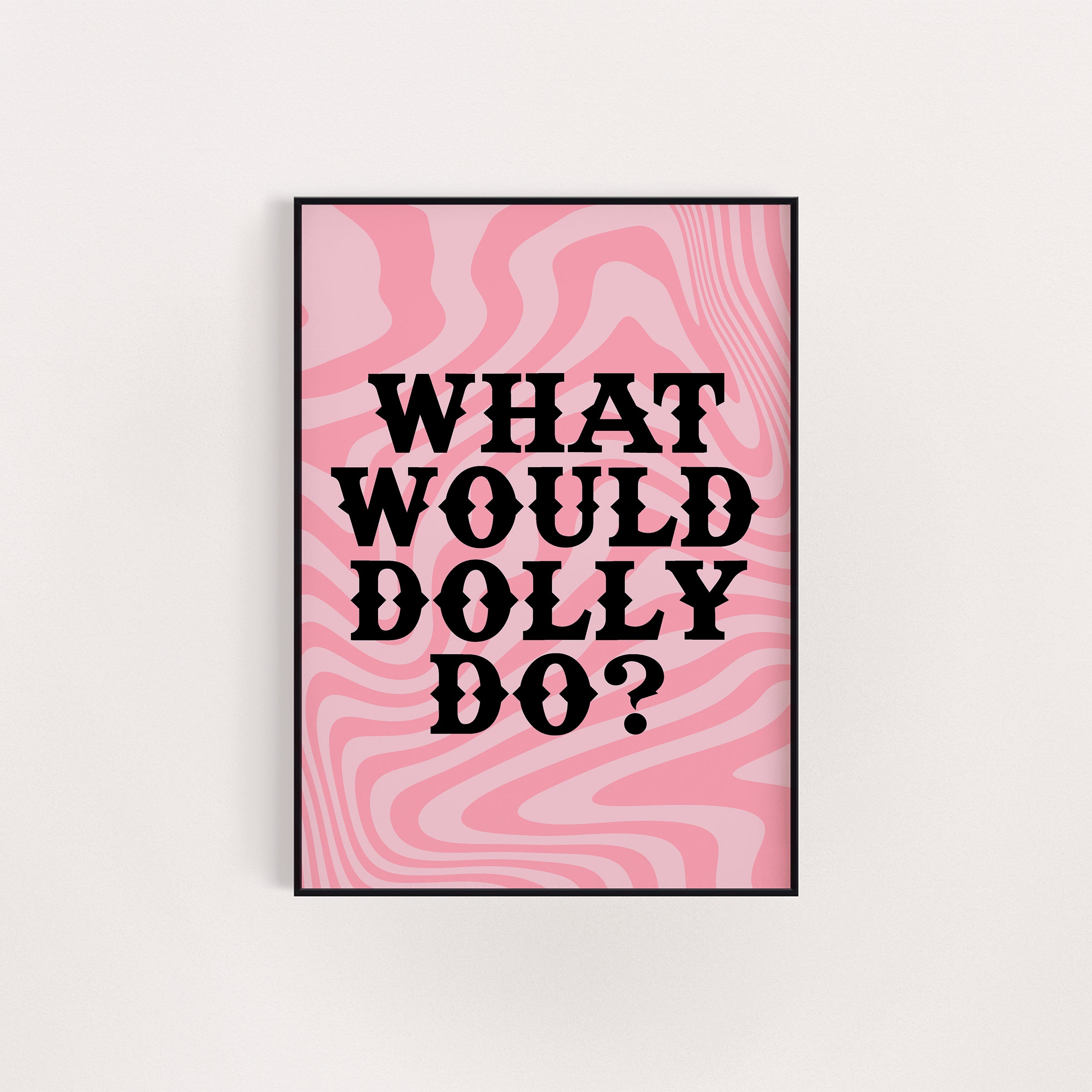 IN DOLLY WE TRUST PRINT