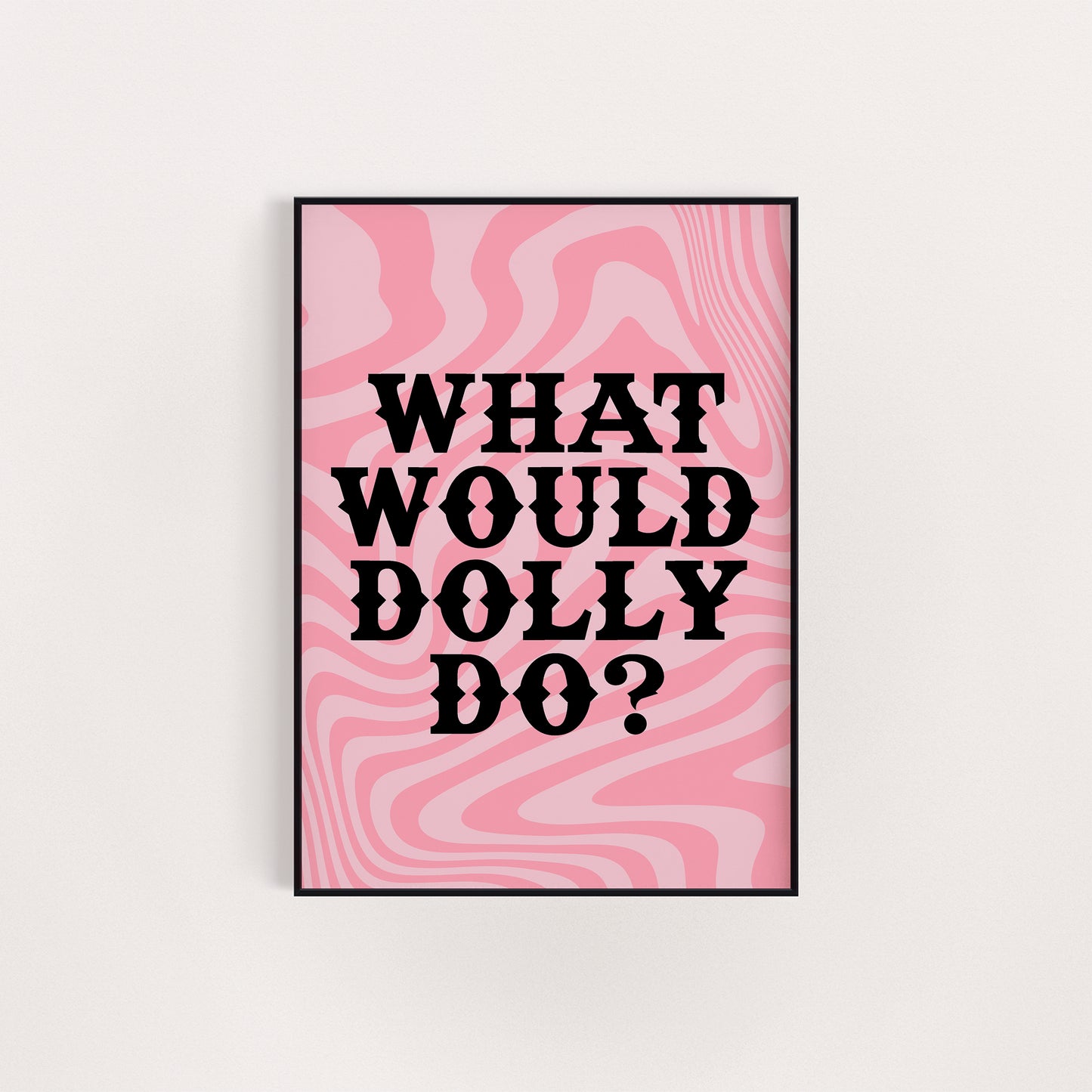 IN DOLLY WE TRUST PRINT