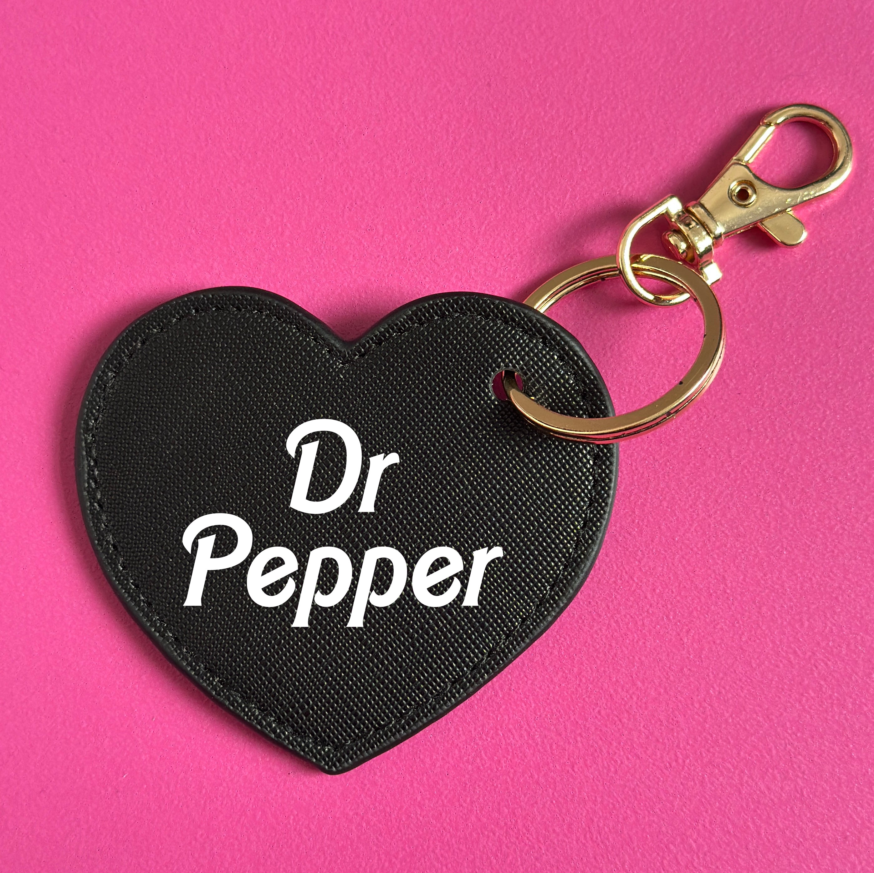 DR PEPPER HEART KEYRING
