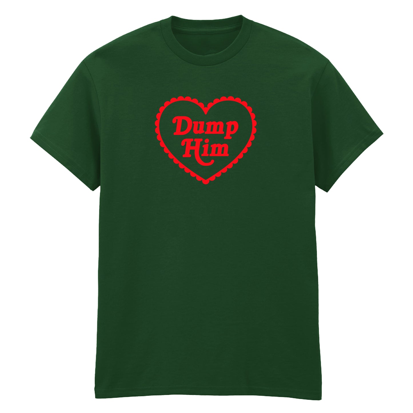 DUMP HIM HEART T-SHIRT