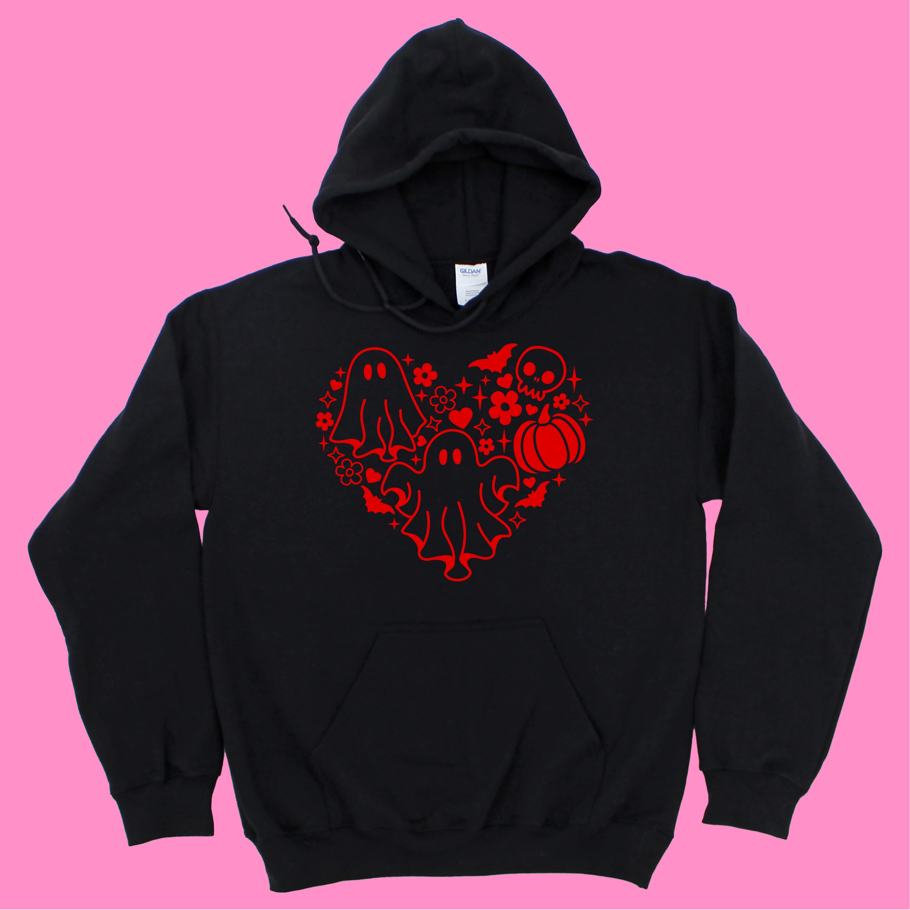 GHOST HEART KIDS HOODIE