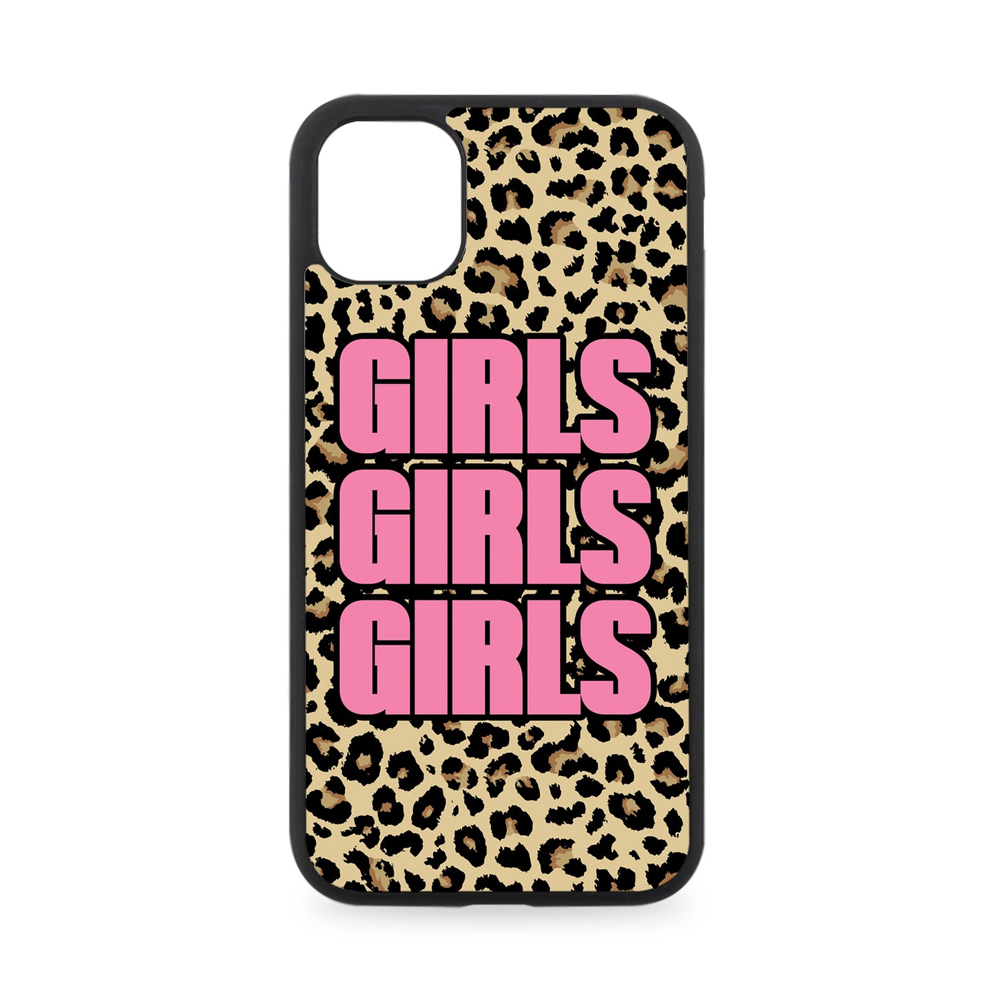 GIRLS GIRLS GIRLS RUBBER PHONE CASE
