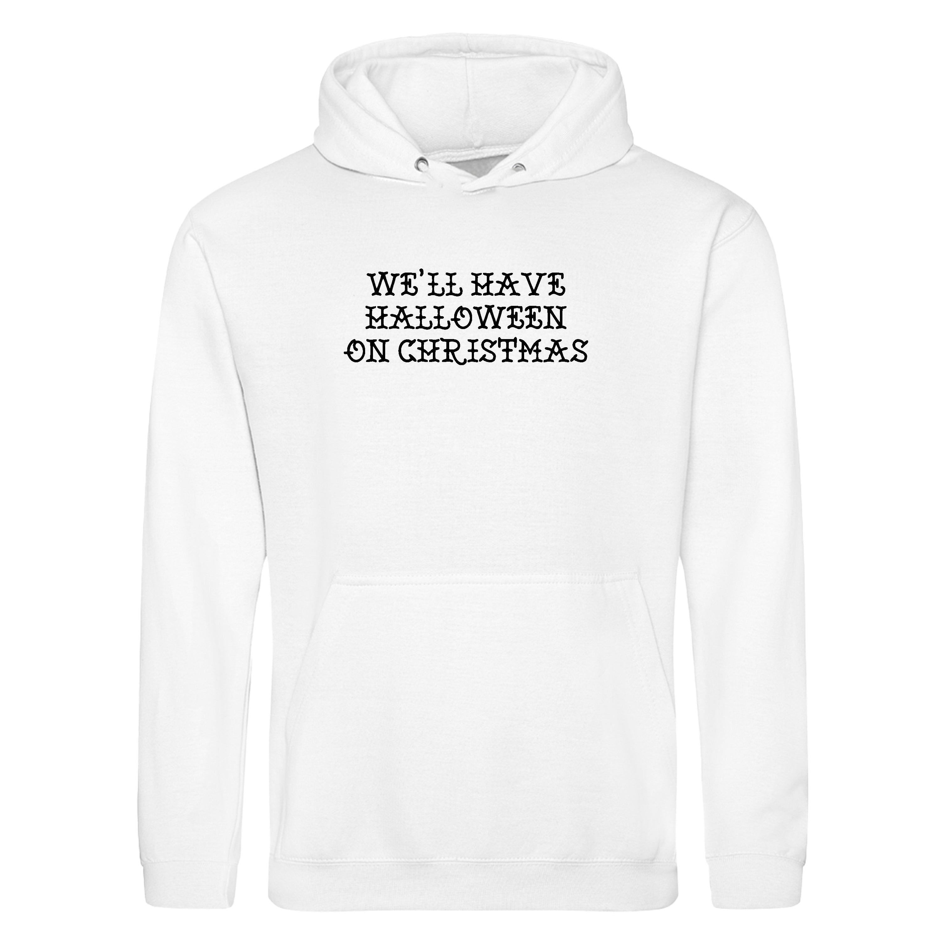 WE'LL HAVE HALLOWEEN ON CHRISTMAS BLINK 182 HOODIE