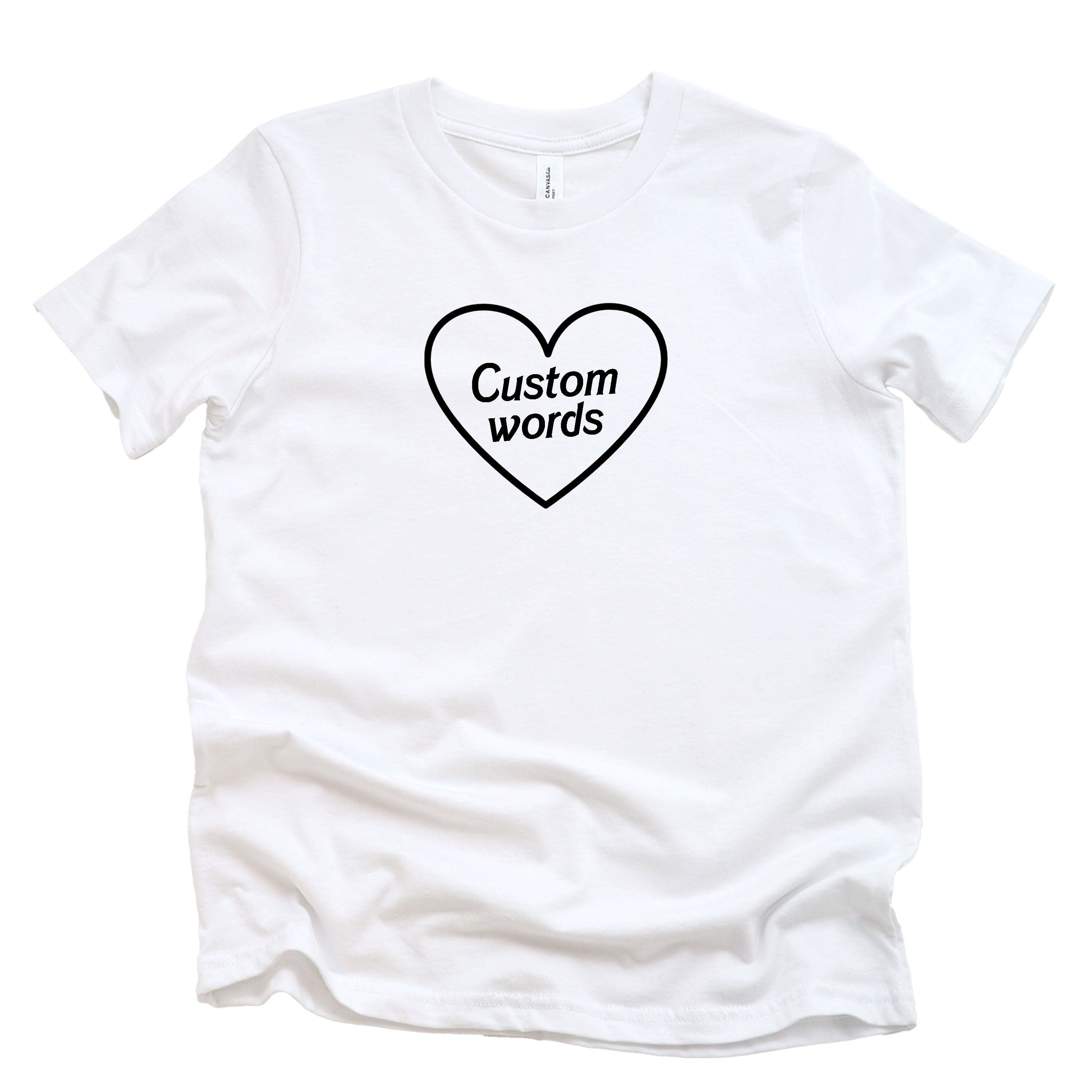 CUSTOM HEART KIDS T-SHIRT
