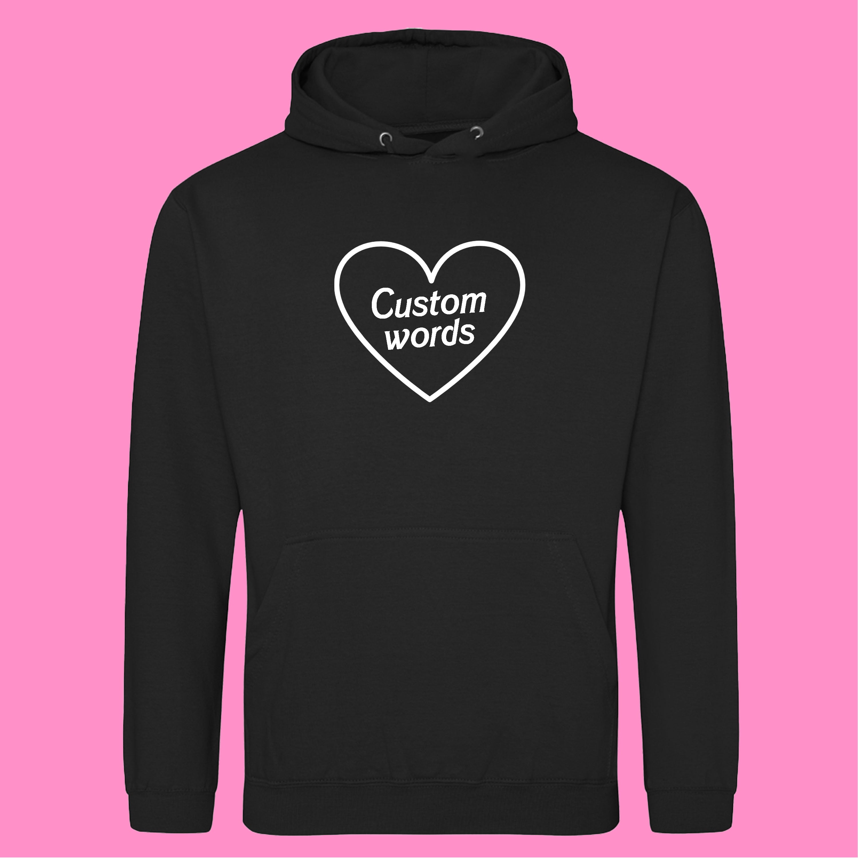 CUSTOM HEART HOODIE