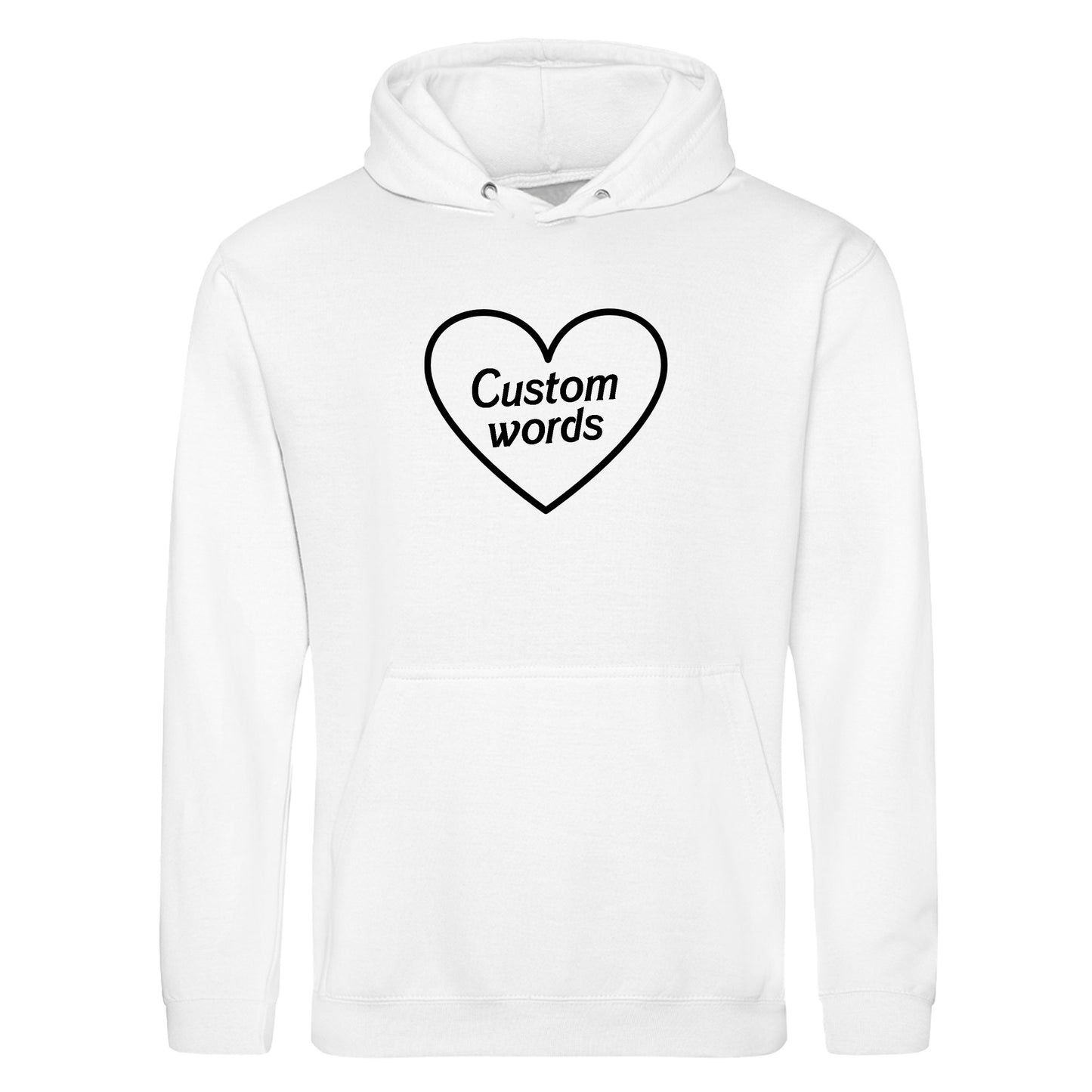 CUSTOM HEART HOODIE