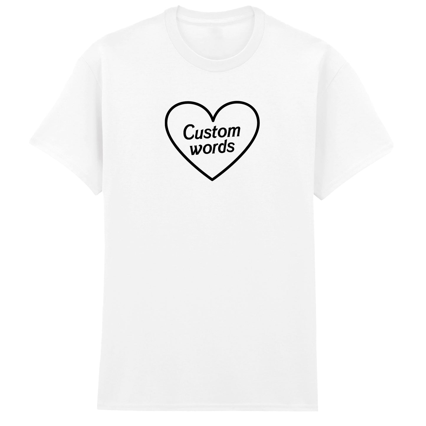 CUSTOM HEART T-SHIRT