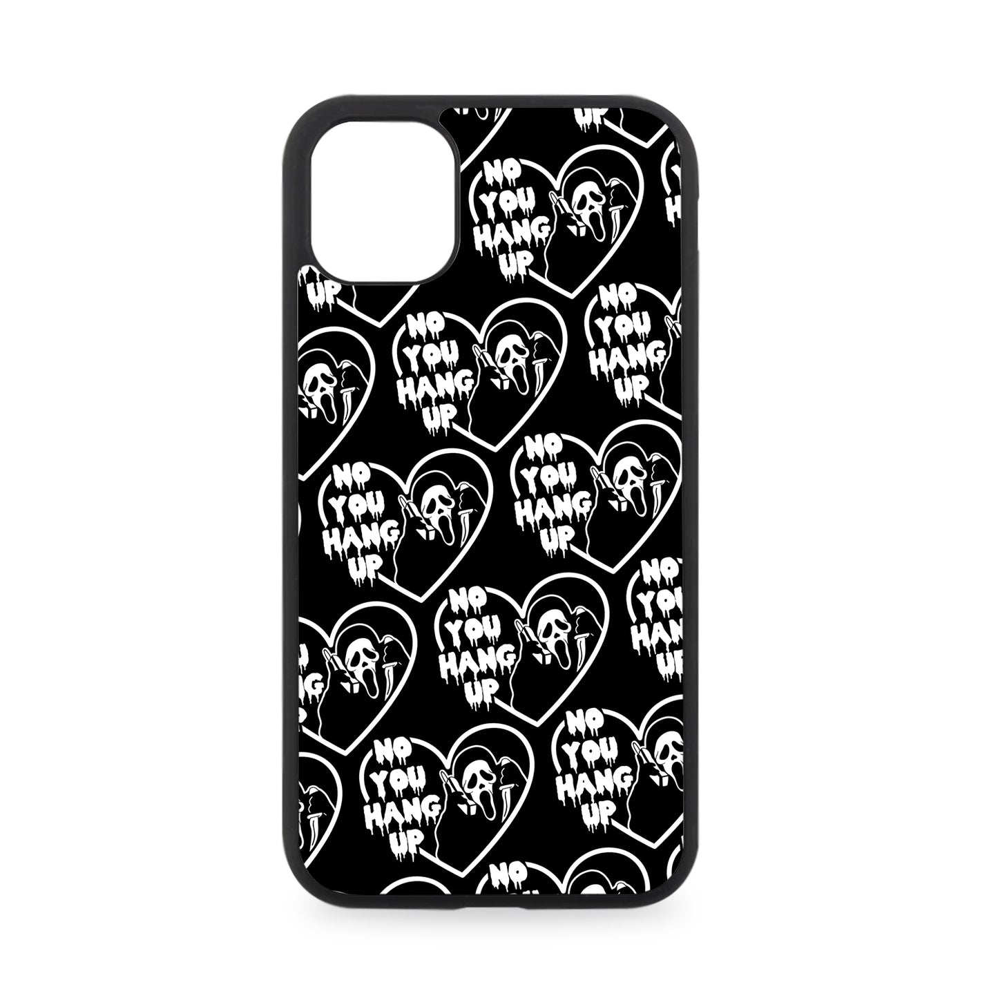NO YOU HANG UP HEART RUBBER PHONE CASE