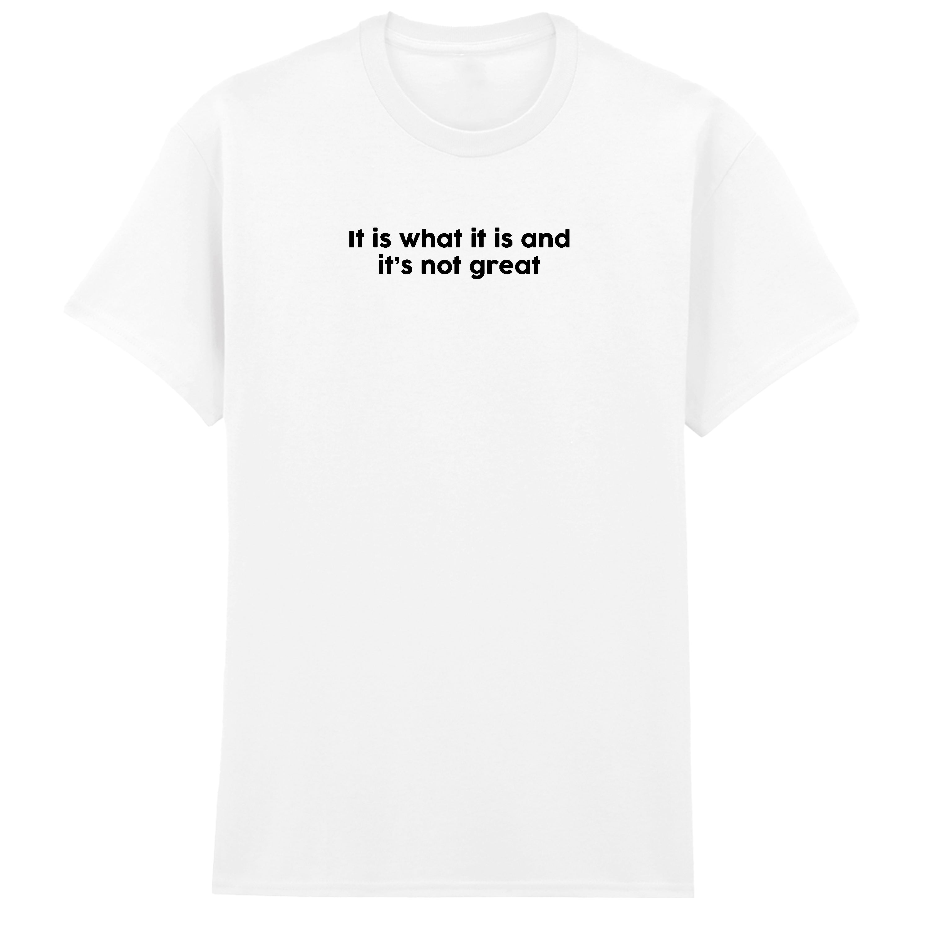 IT IS WHAT IT IS T-SHIRT