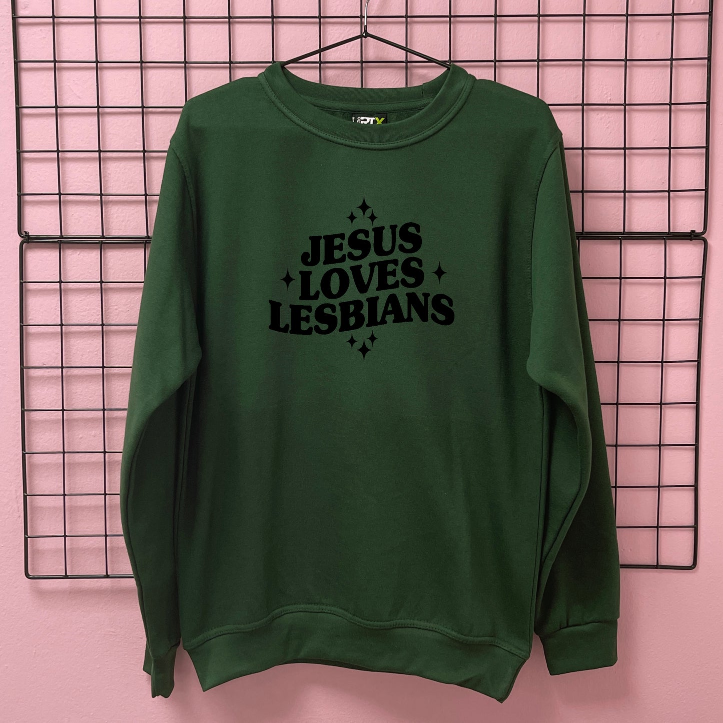 JESUS LOVES LESBIANS SWEATSHIRT