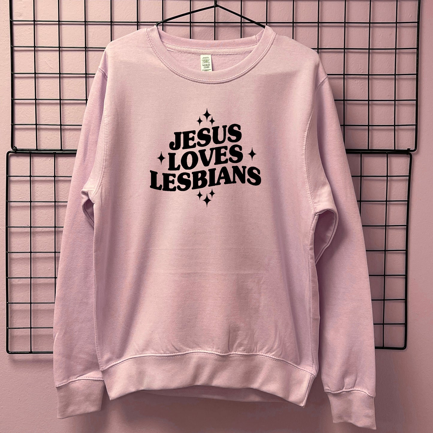 JESUS LOVES LESBIANS SWEATSHIRT