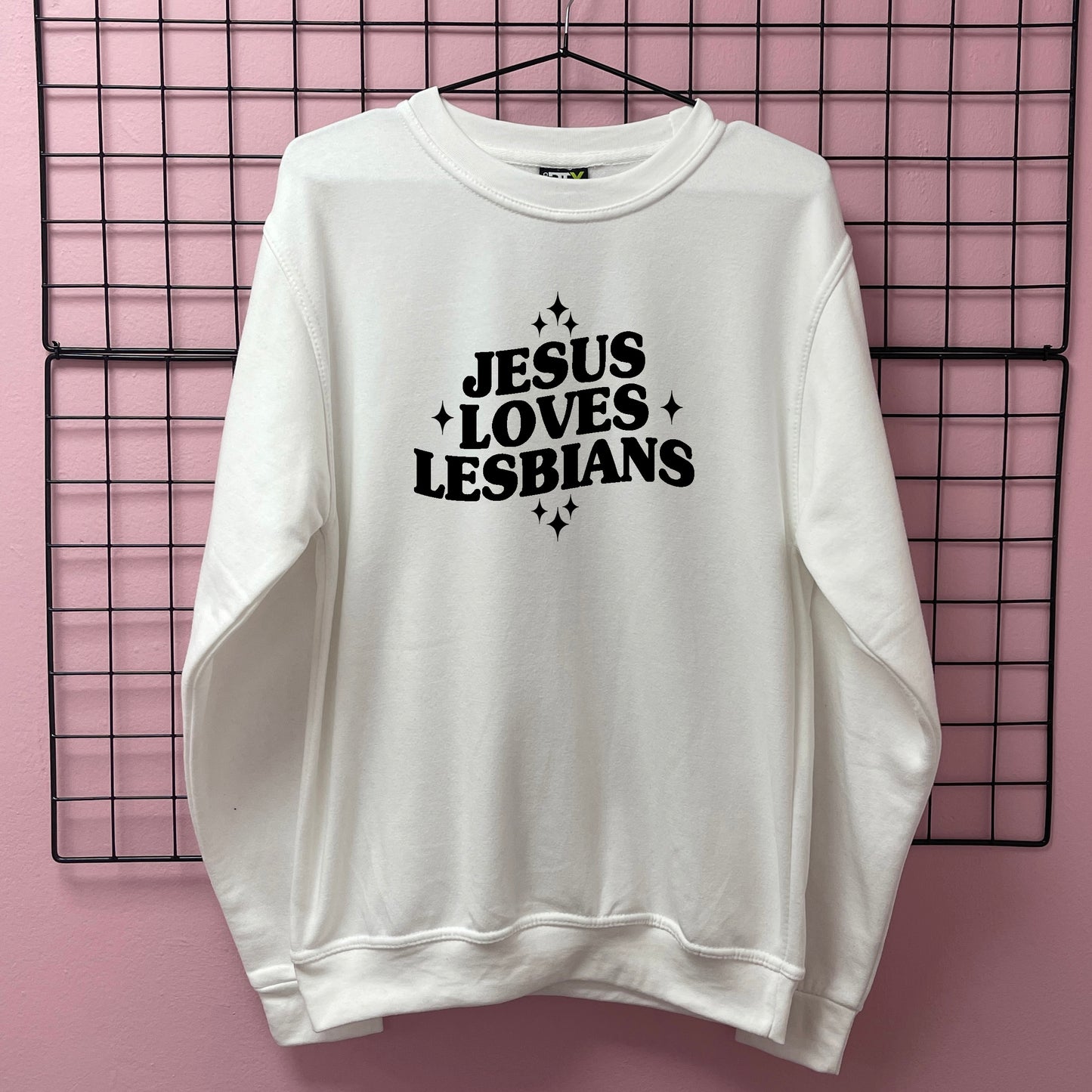 JESUS LOVES LESBIANS SWEATSHIRT