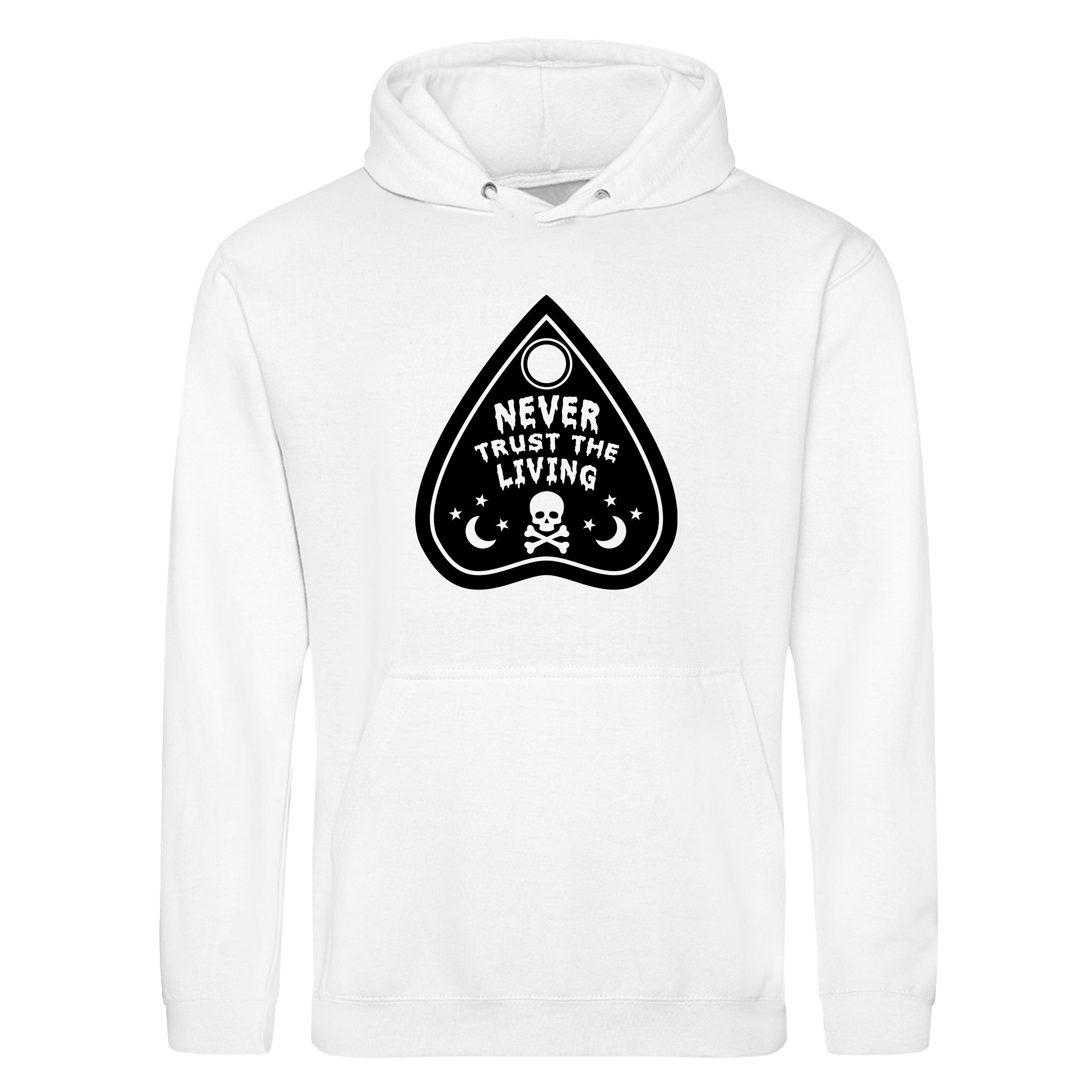 NEVER TRUST THE LIVING HOODIE