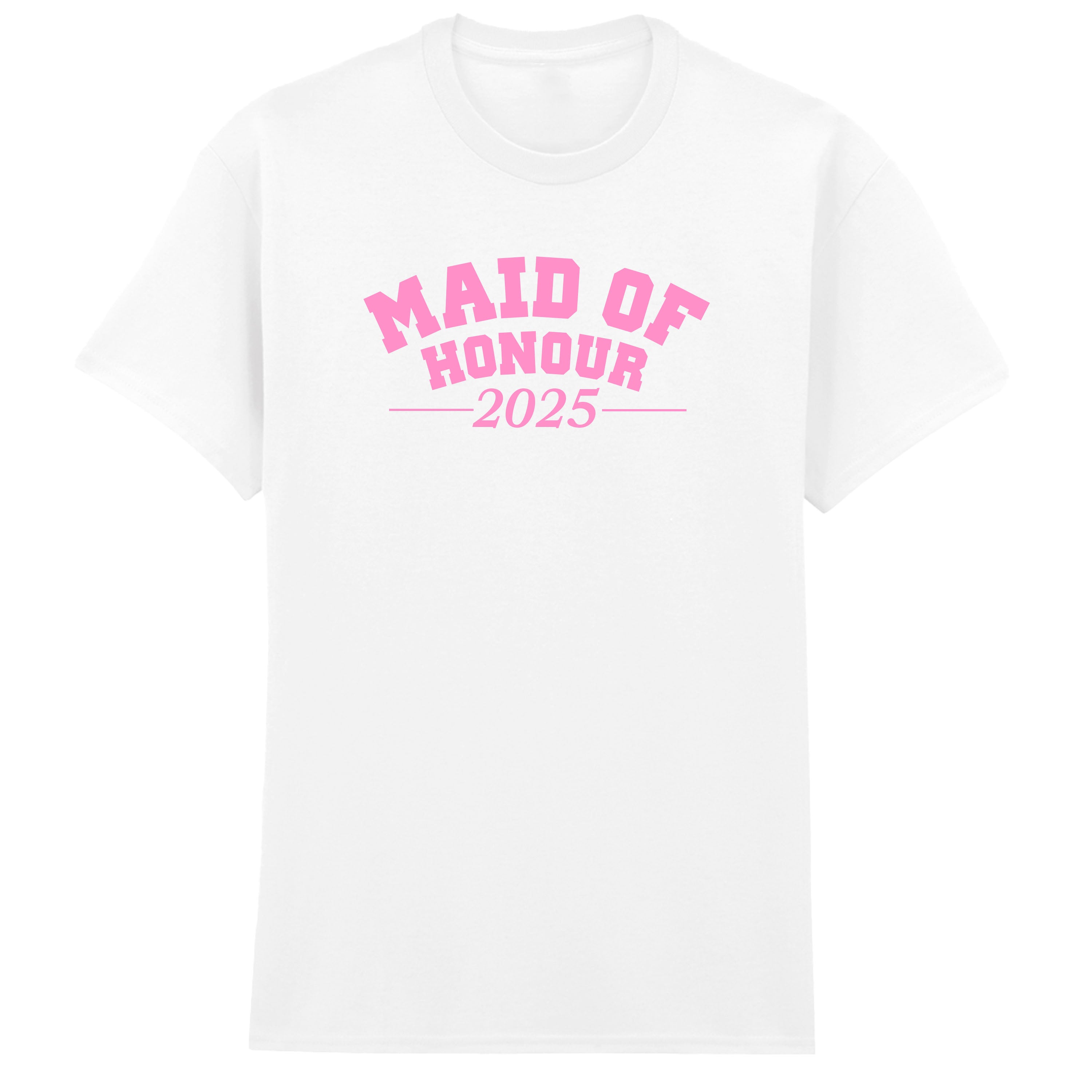 MAID OF HONOUR DATE T-SHIRT