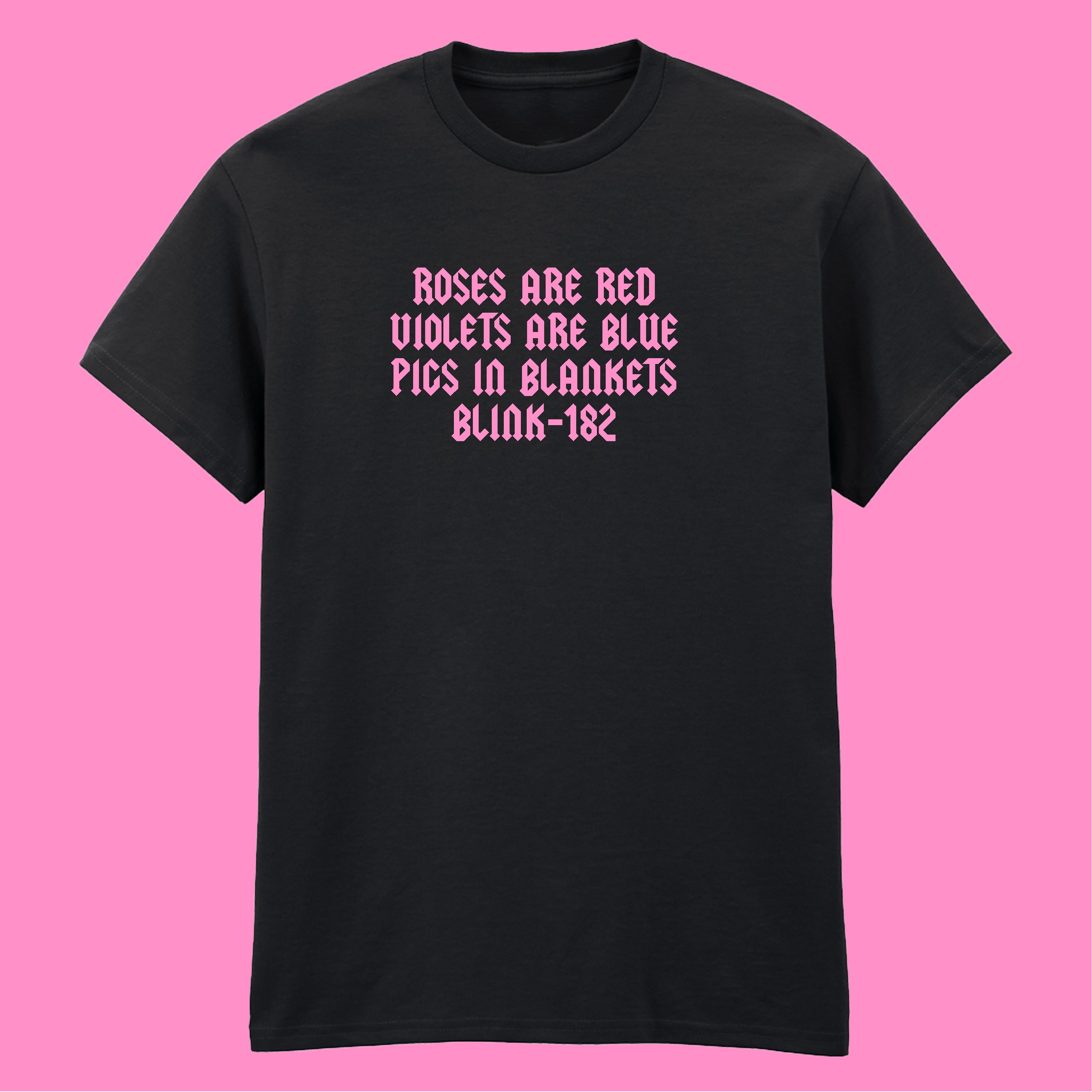 PIGS IN BLANKETS BLINK 182 T-SHIRT
