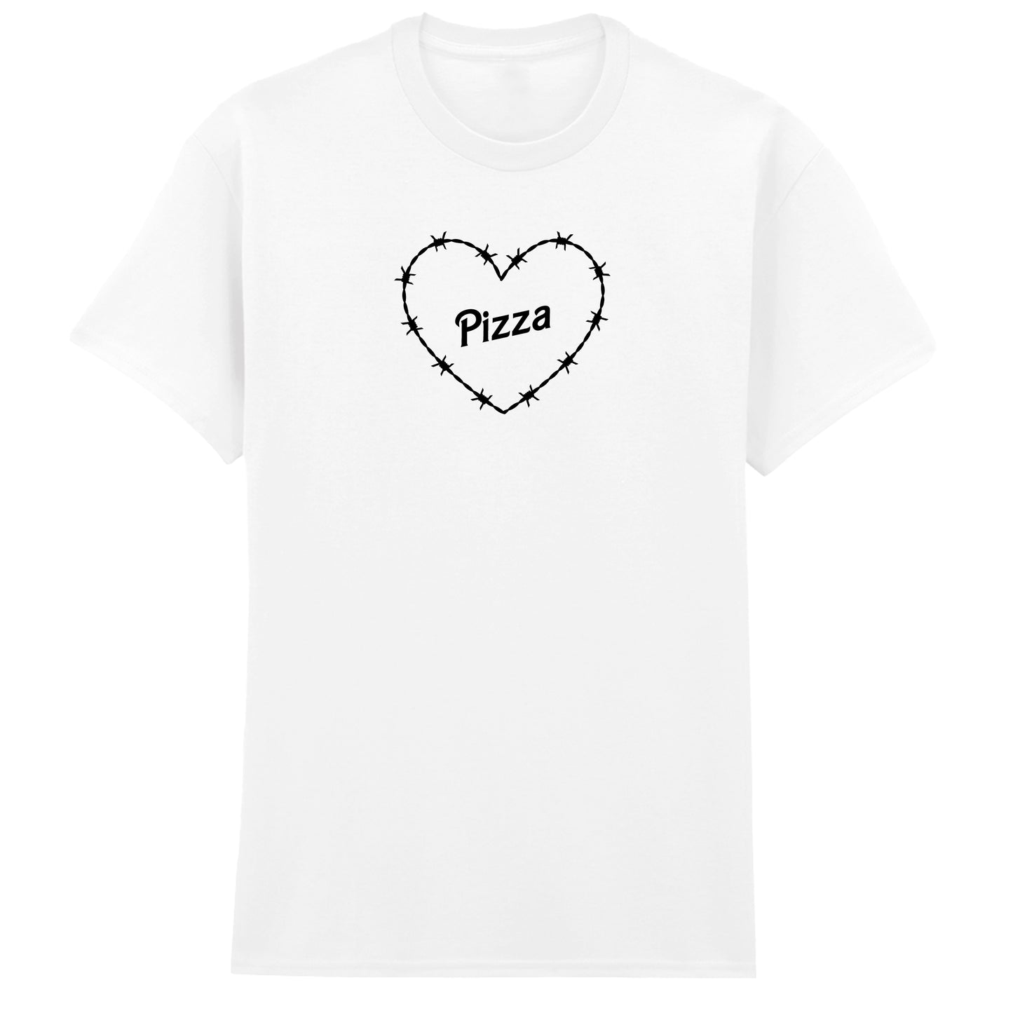 PIZZA BARBED HEART T-SHIRT