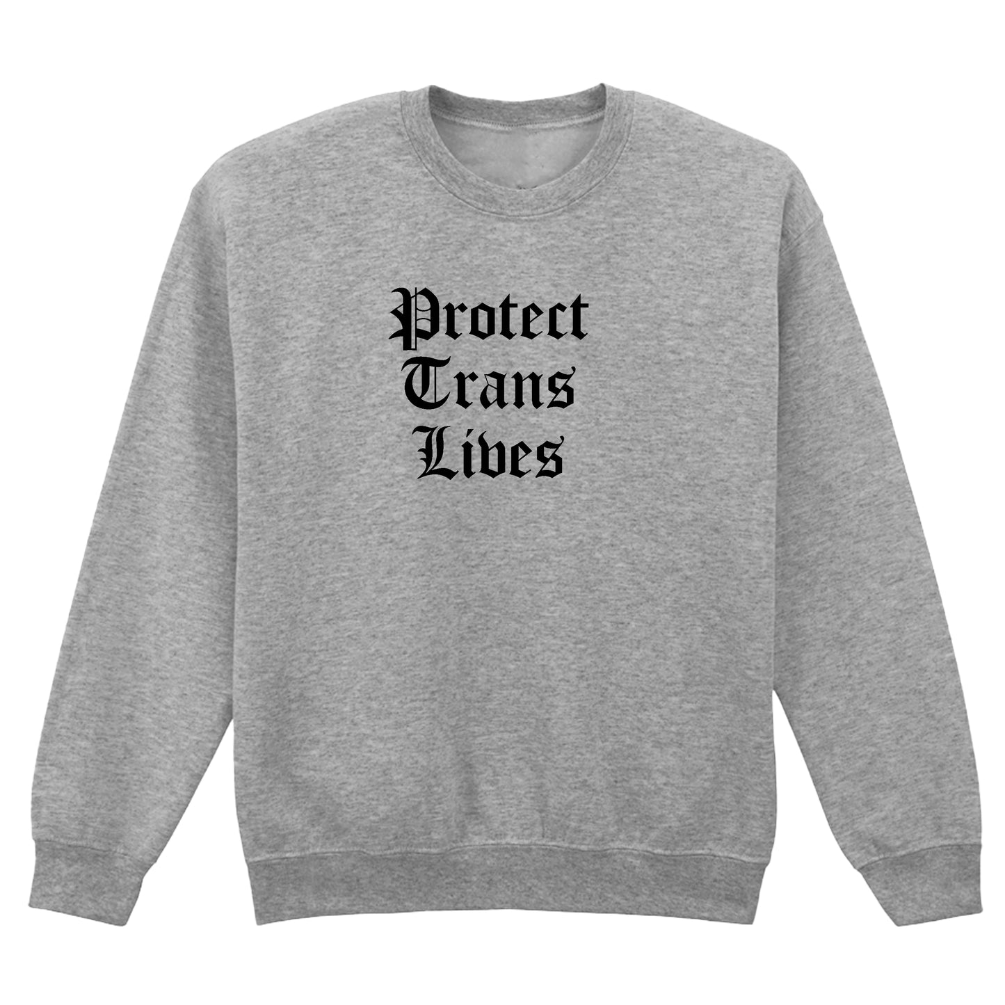 PROTECT TRANS LIVES SWEATSHIRT