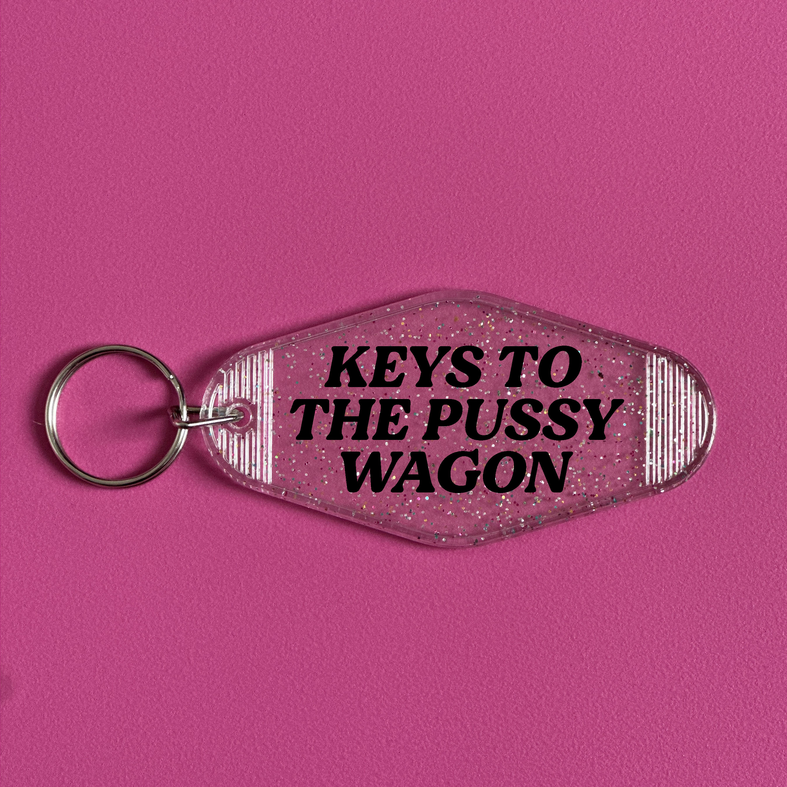 PUSSY WAGON KEYRING