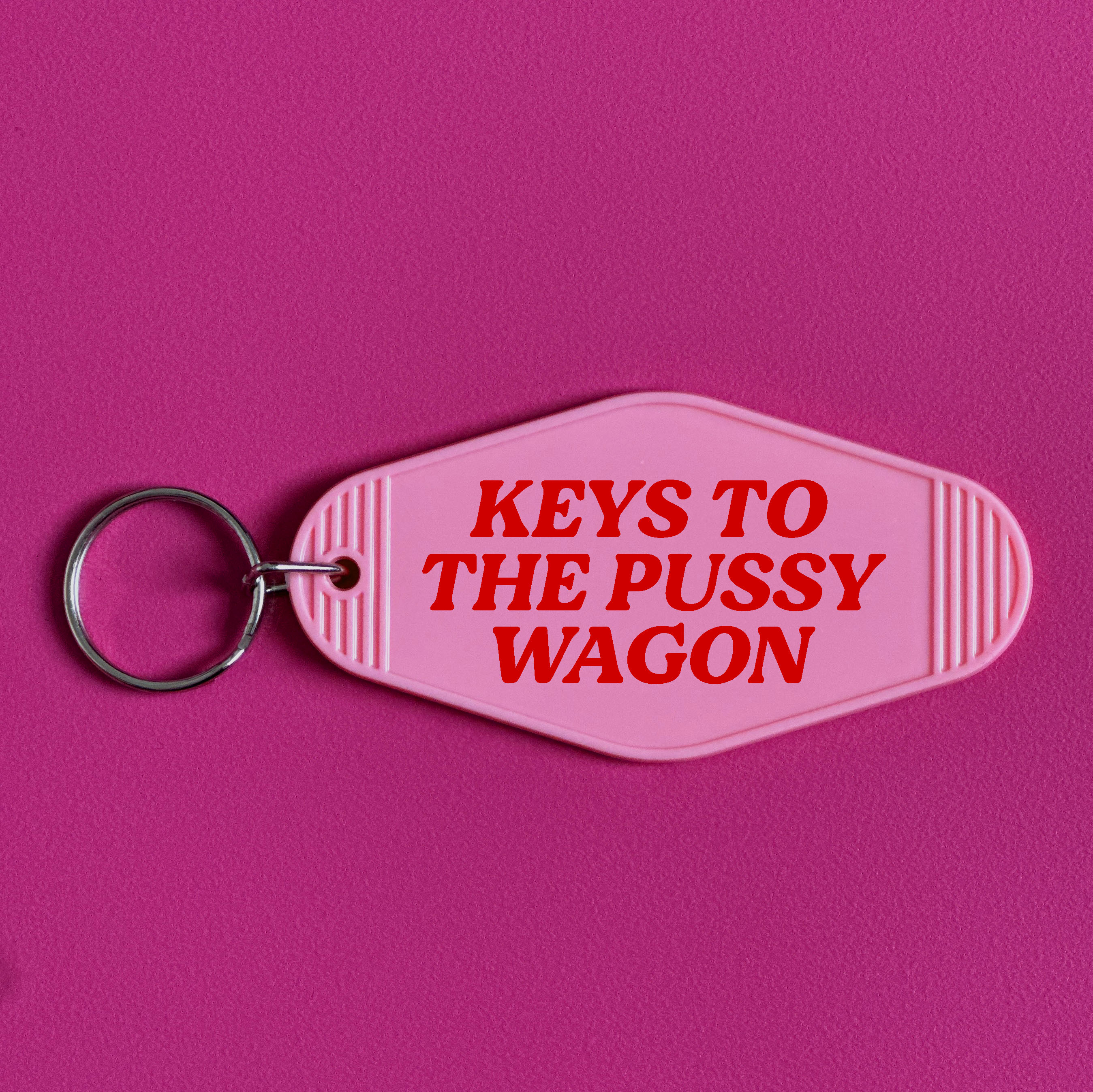 PUSSY WAGON KEYRING