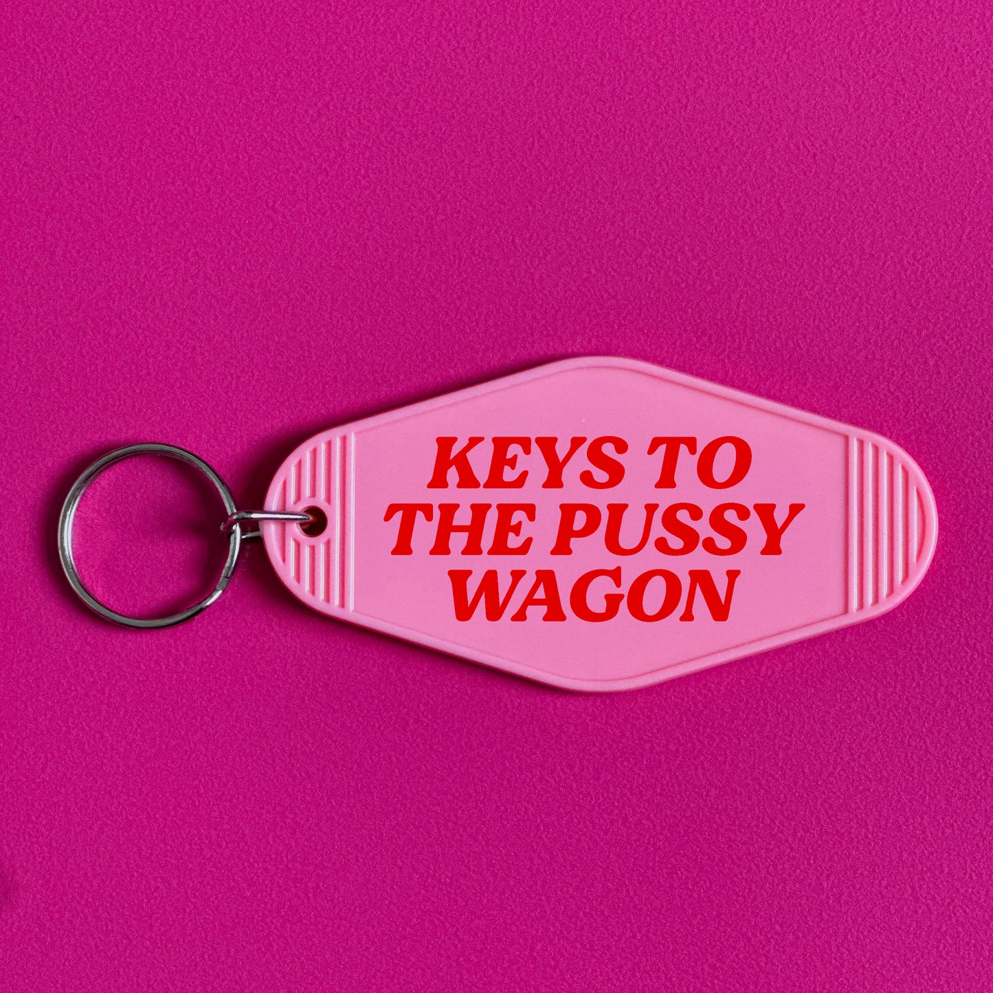 PUSSY WAGON KEYRING