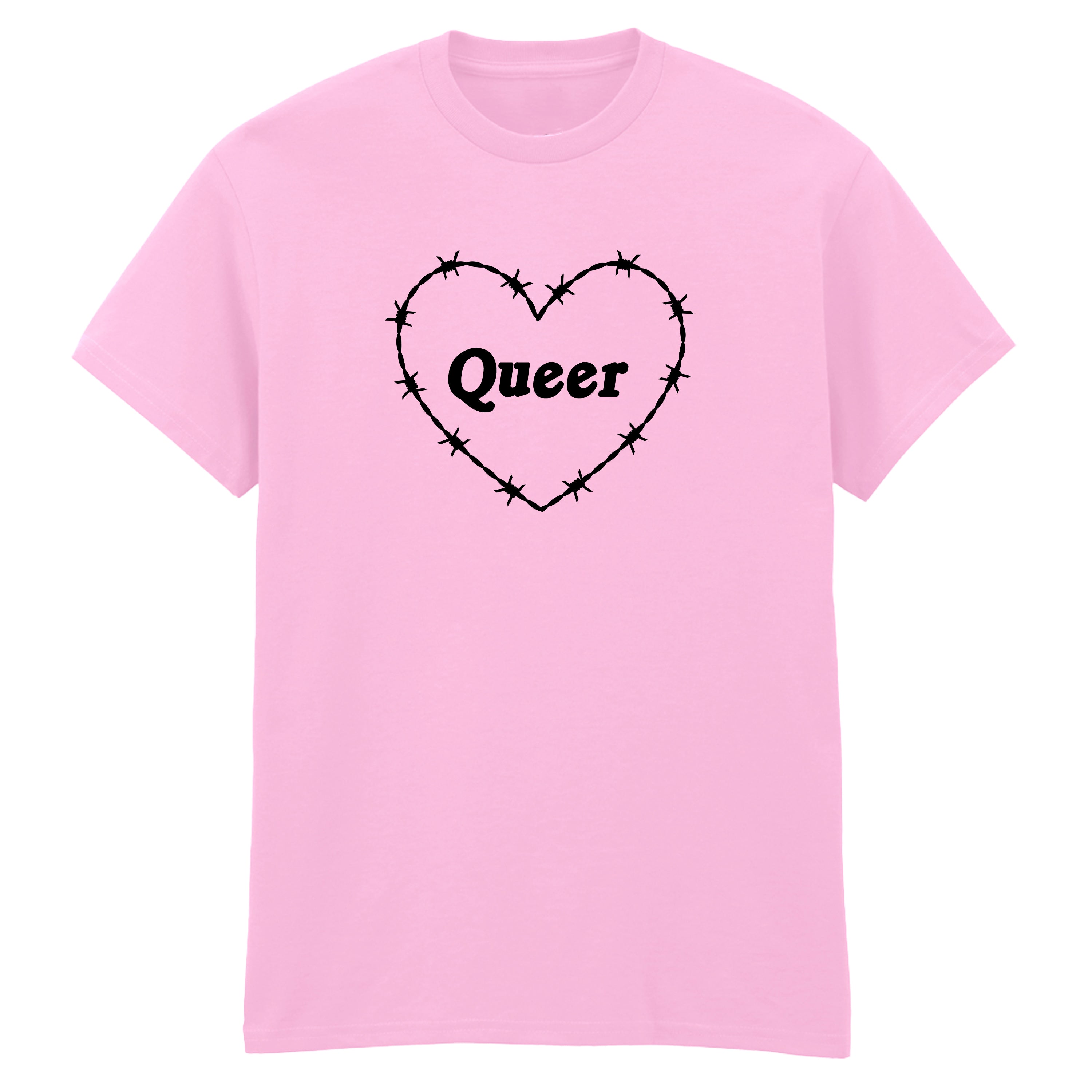 QUEER BARBED HEART T-SHIRT
