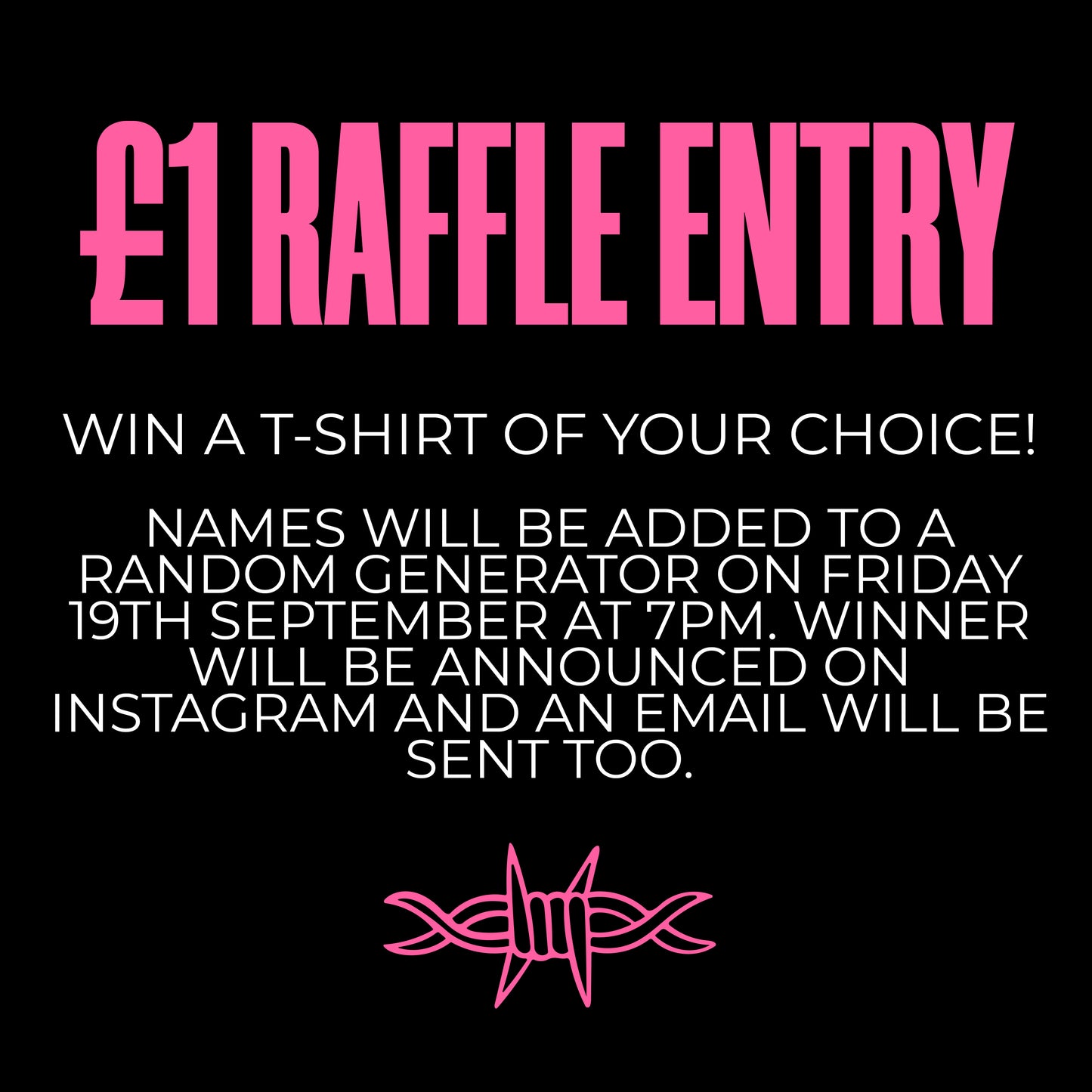 RAFFLE ENTRY