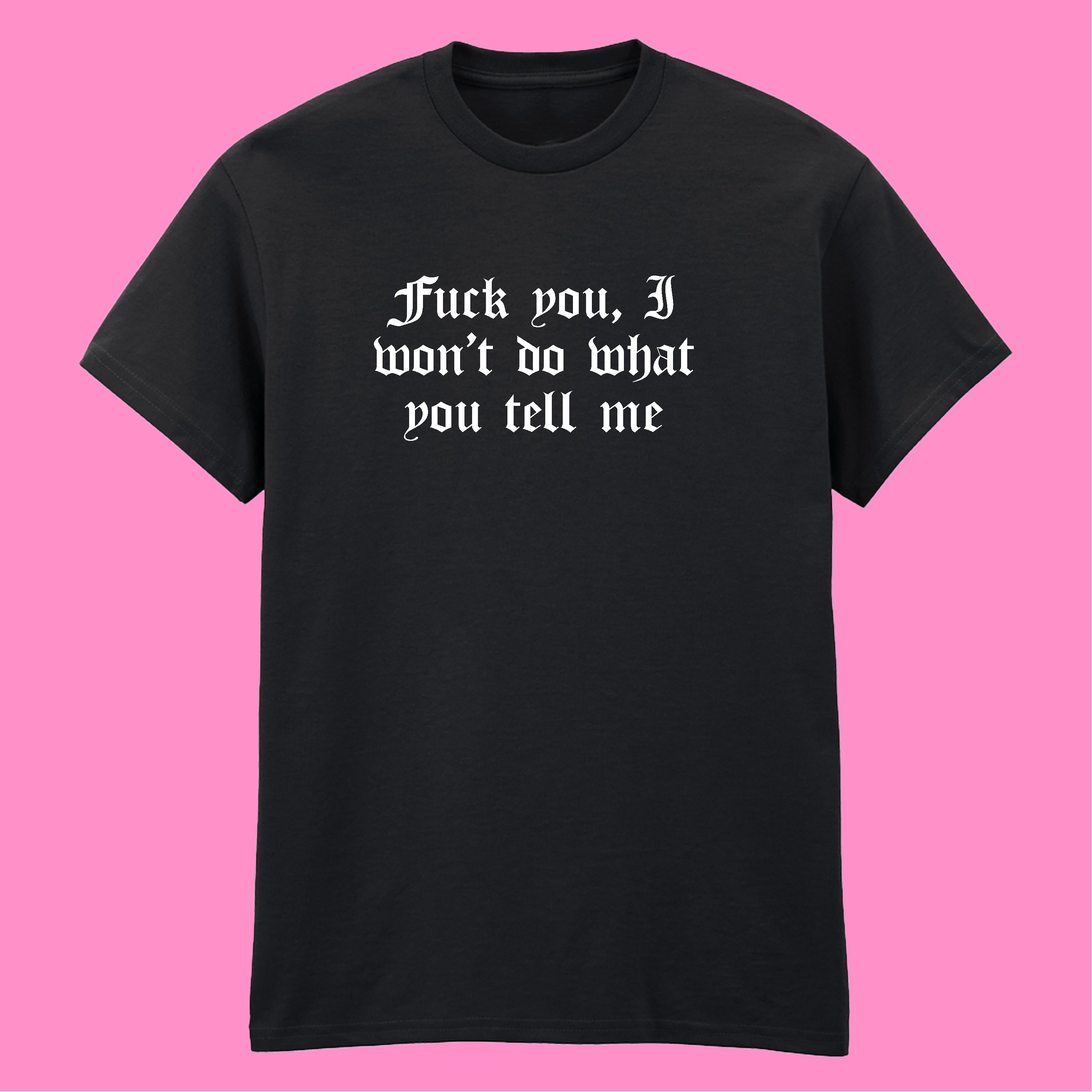 FUCK YOU RAGE AGAINST THE MACHINE T-SHIRT