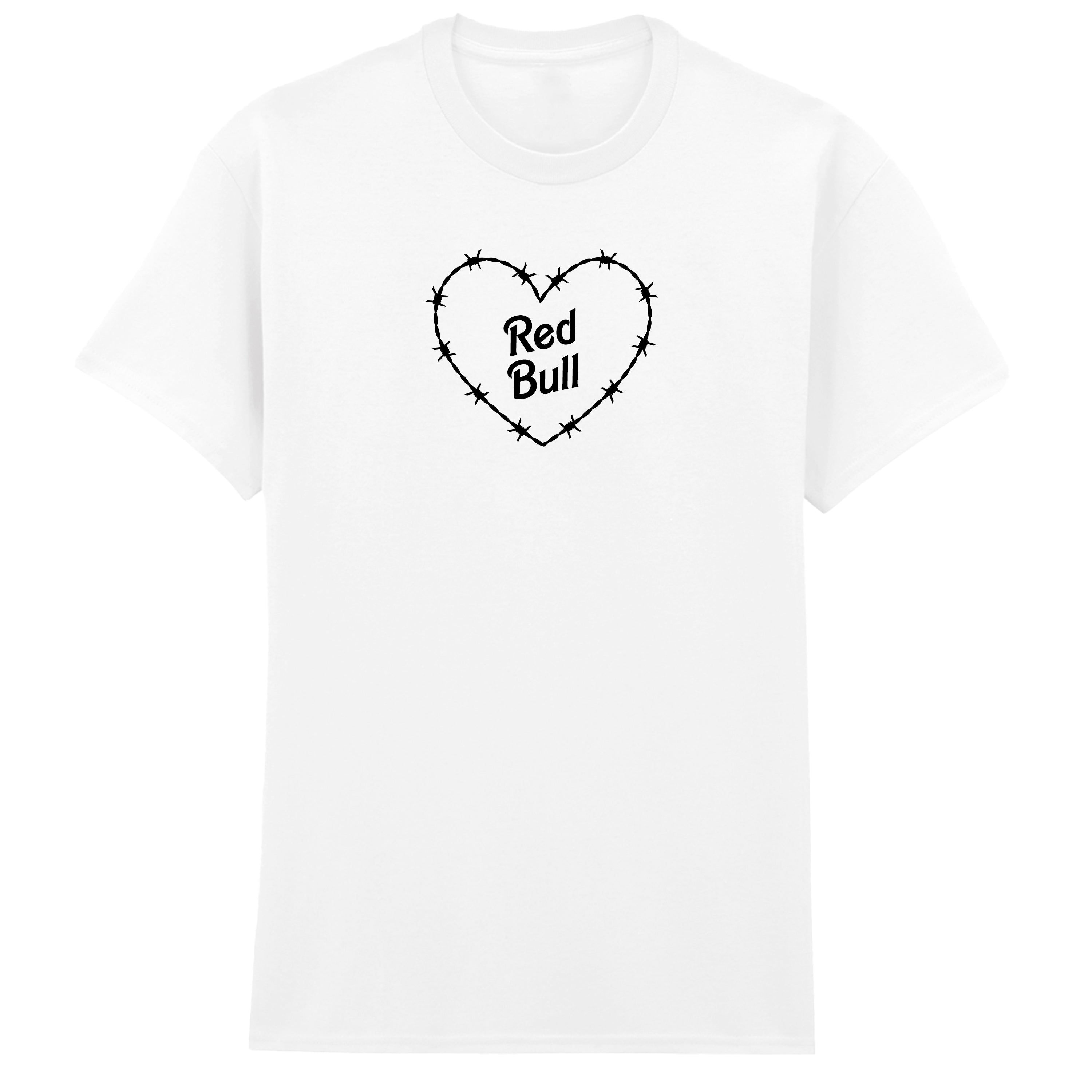 RED BULL BARBED HEART T-SHIRT