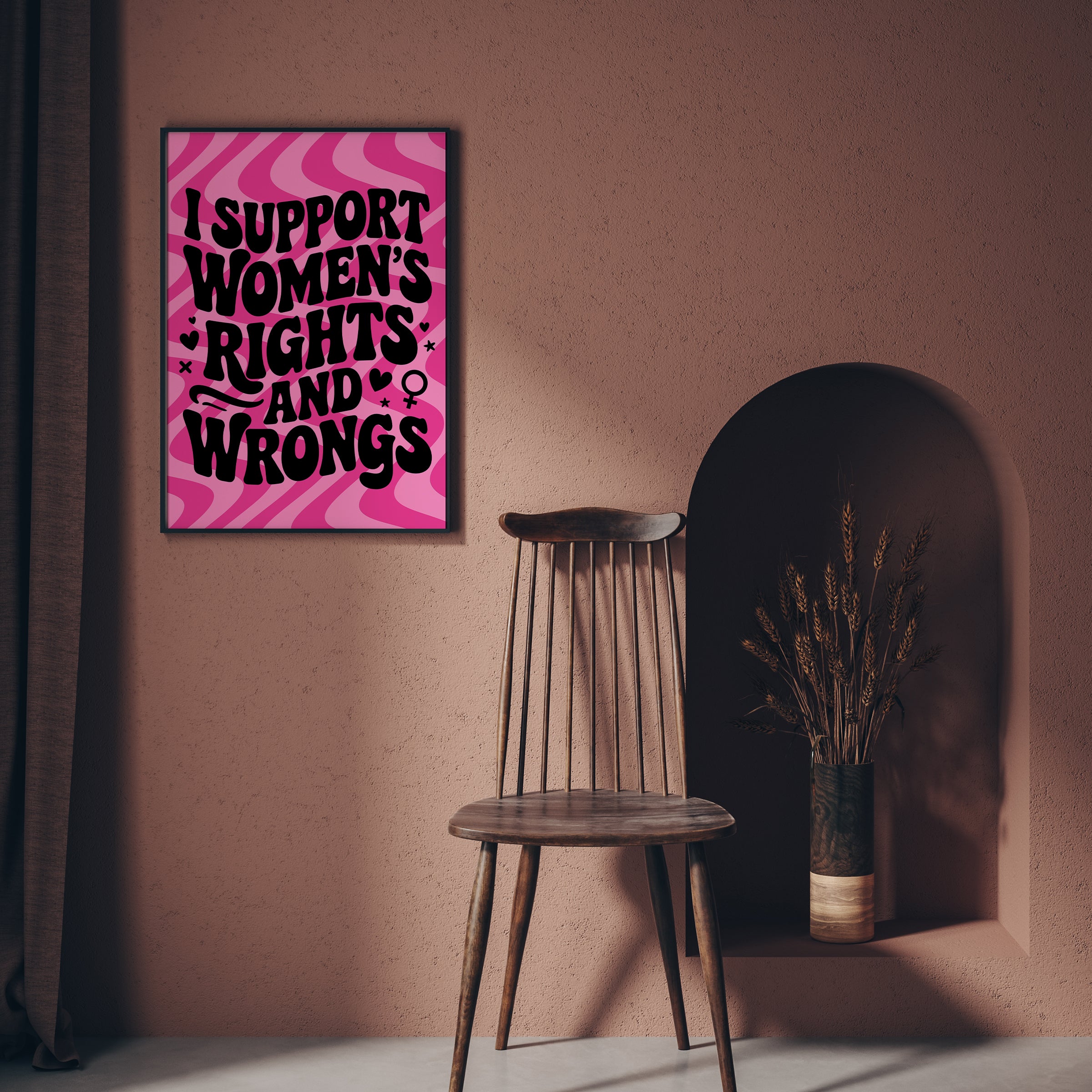 I SUPPORT WOMEN'S RIGHTS PRINT