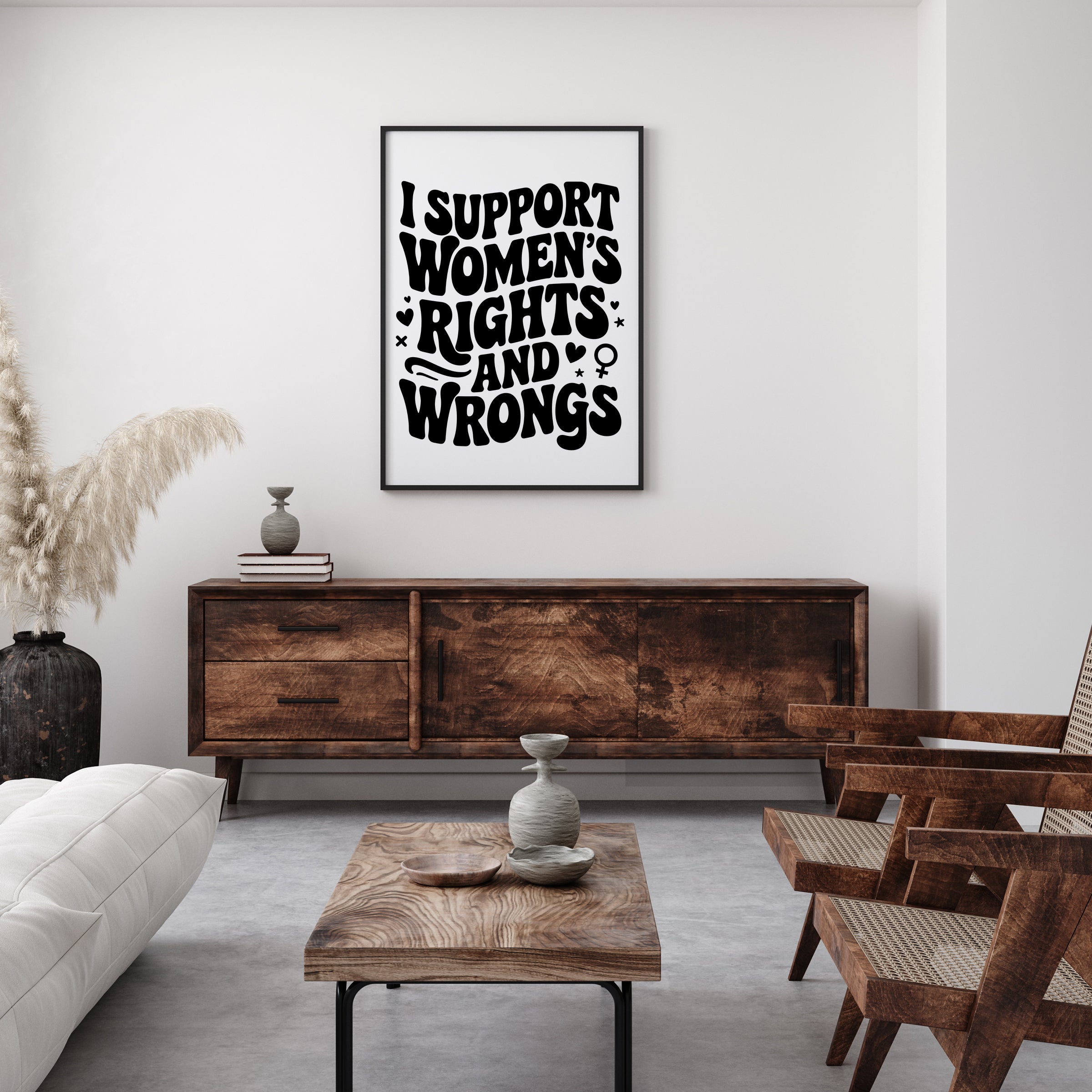 I SUPPORT WOMEN'S RIGHTS PRINT