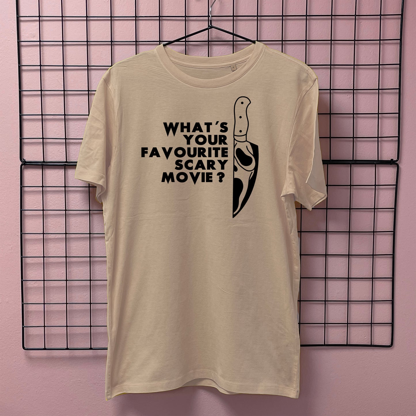 WHAT'S YOUR FAVOURITE SCARY MOVIE T-SHIRT