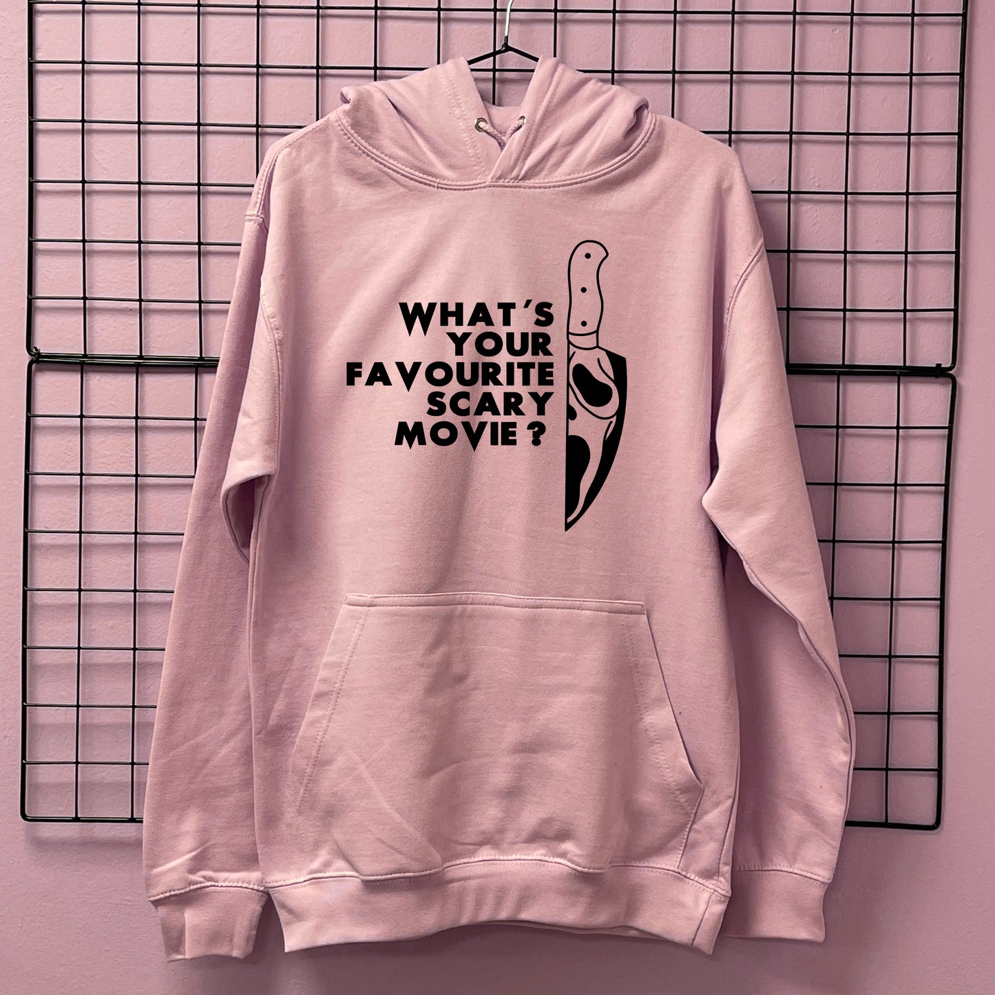 WHAT'S YOUR FAVOURITE SCARY MOVIE HOODIE